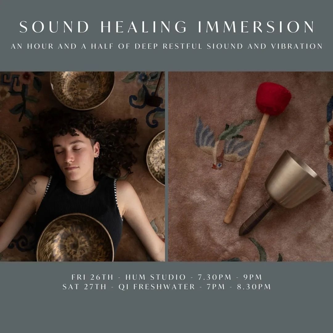 Join me this weekend for release and softness through sound and vibration 

Book now - www.holdspace.com.au/events