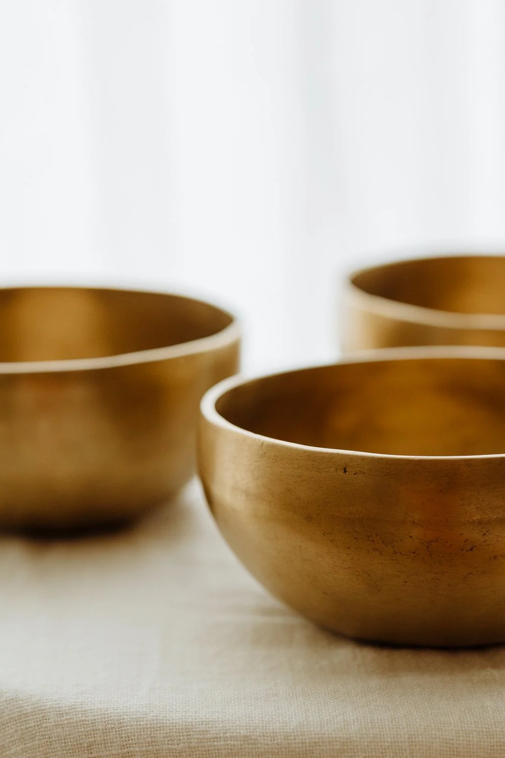 JAMBATI SING BOWLS - Small set of 3, E, A, B