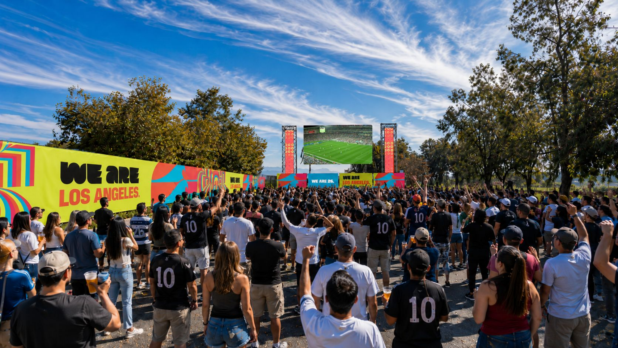 Hansen Dam Lake Fan Zone