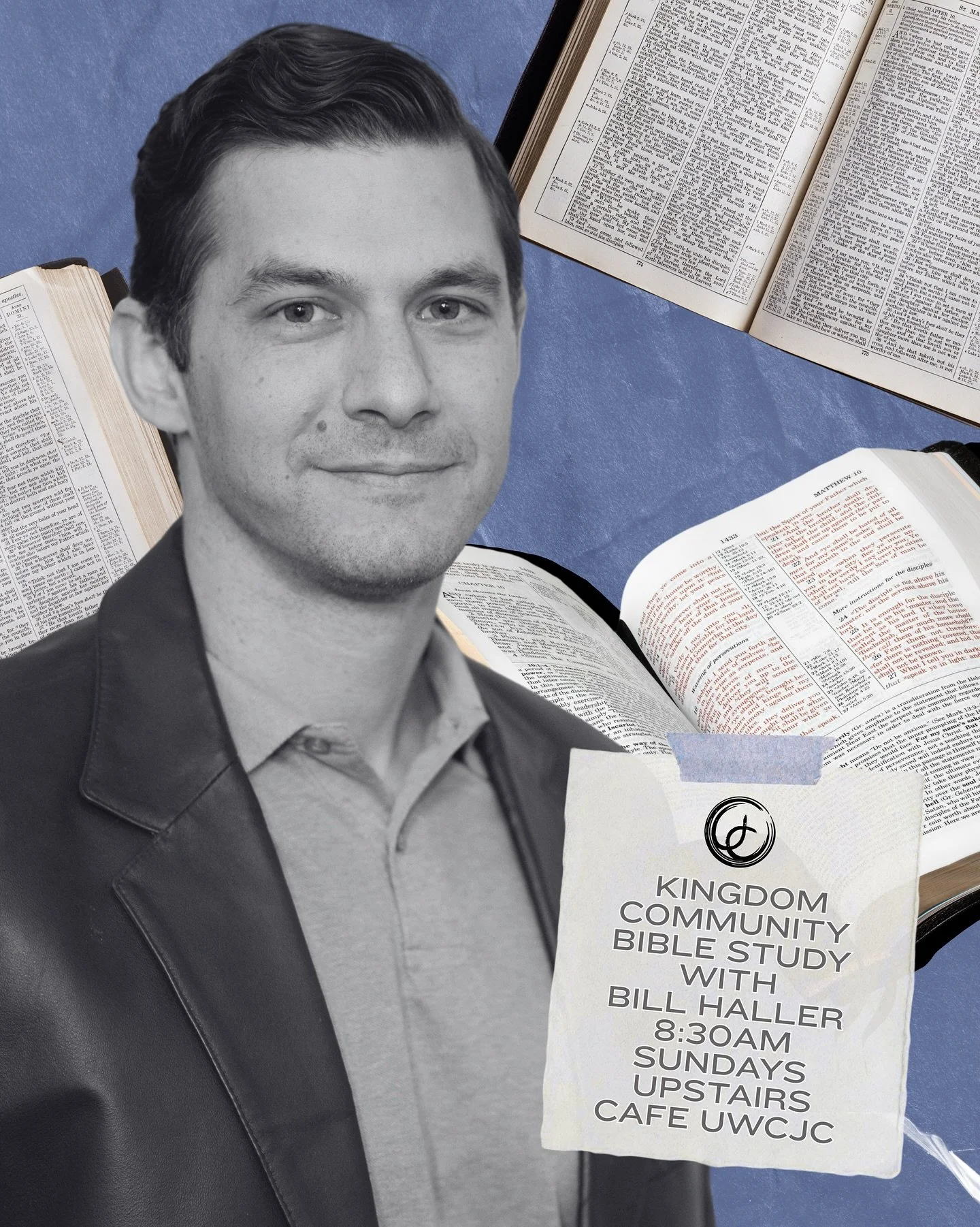 Join Bill Haller tomorrow (Sunday, Nov 9th) for Kingdom Community Bible at 8:30am in the Upstairs Caf&eacute; at United With Christ, Johnson City, NY. Current book: Genesis. All are welcome! 📖❤️