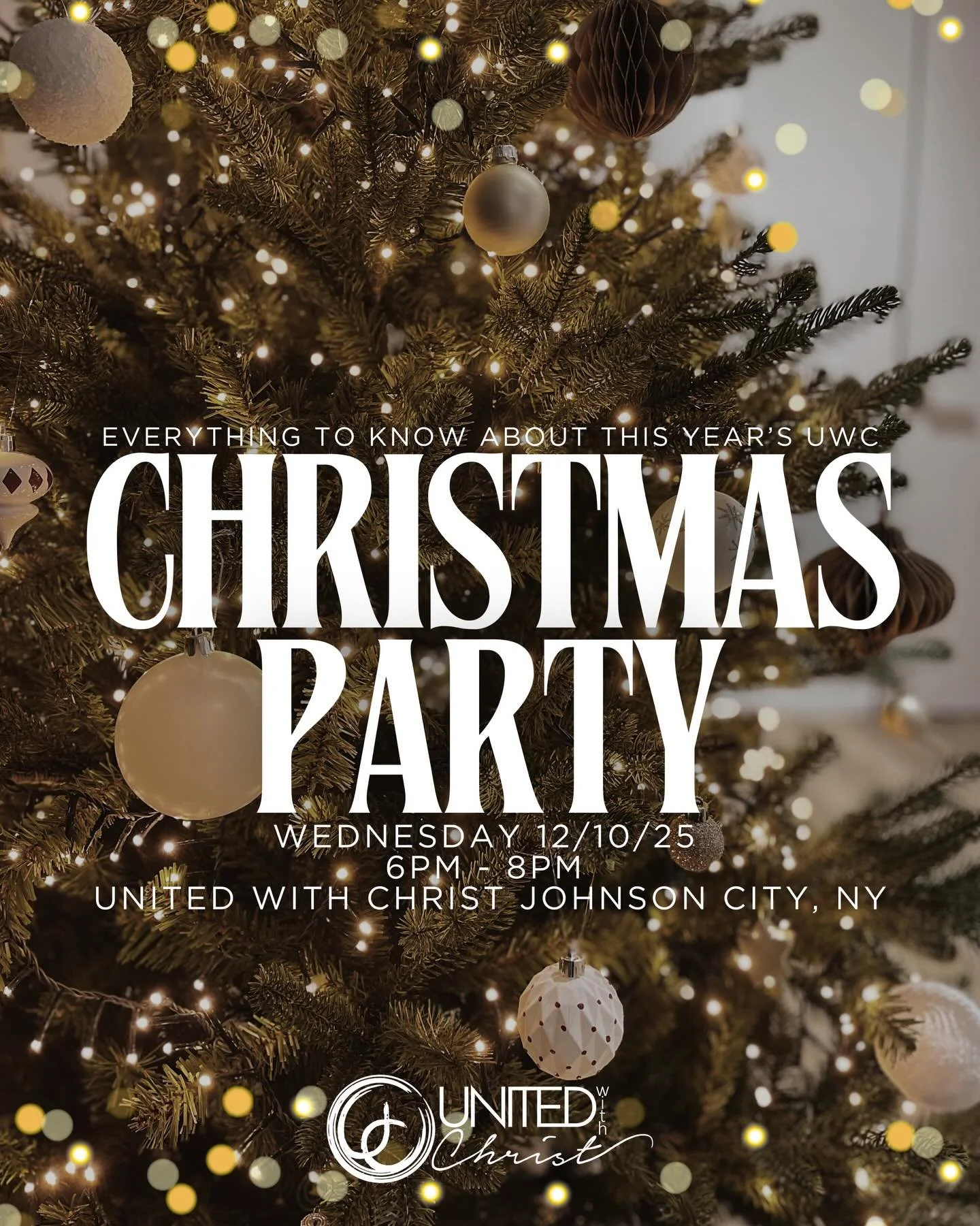 Tonight&rsquo;s the night for our UWC Christmas Party! Fun for the whole family! 🎄❤️🥰