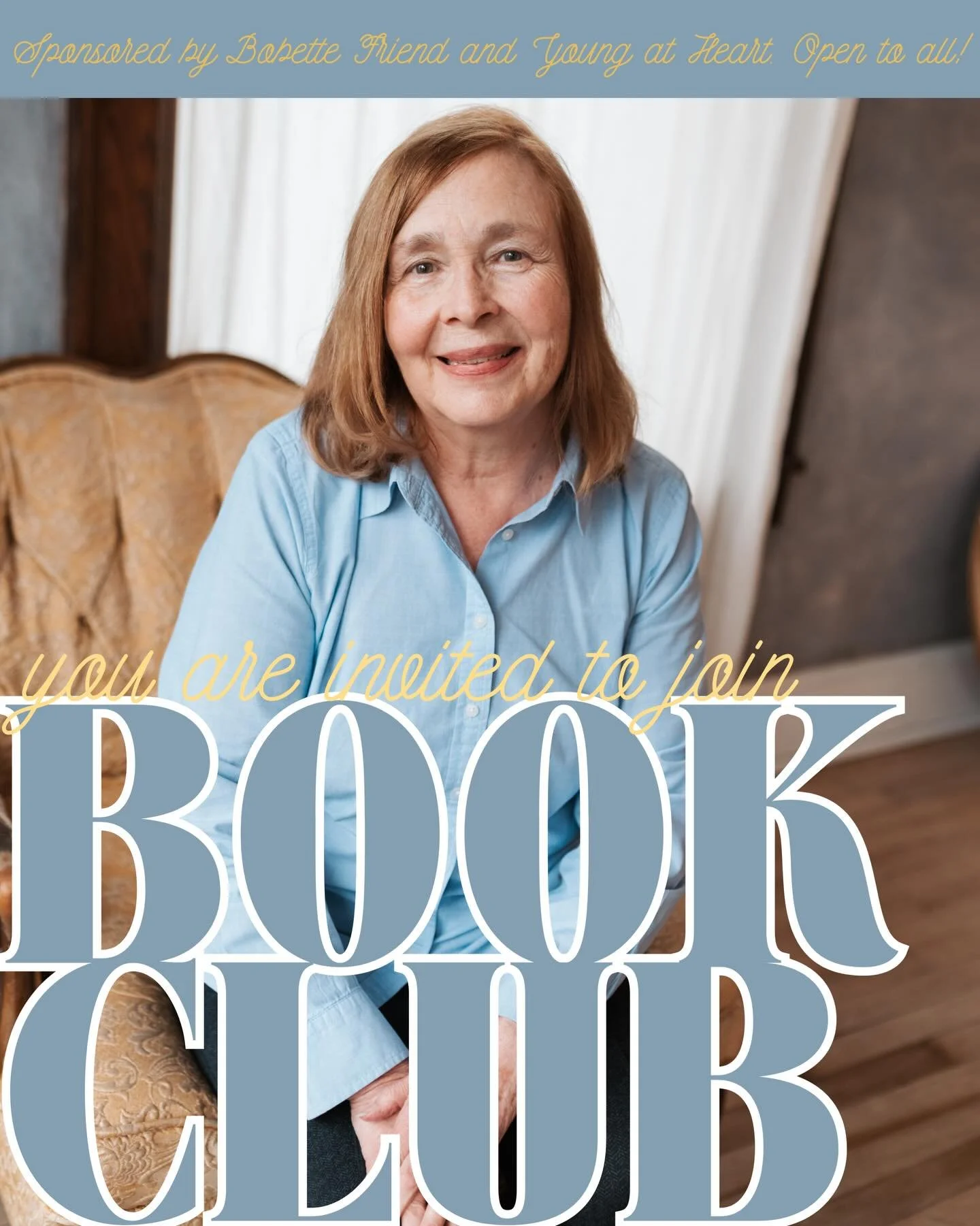 Young at Heart is sponsoring a book club featuring &ldquo;Living Fearless&rdquo; by Jamie Winship. The study will be held on Zoom starting tomorrow 1.22.26 and will go through 2.12.26 from 7-8pm. Please see Bobette or Richard Friend with any question