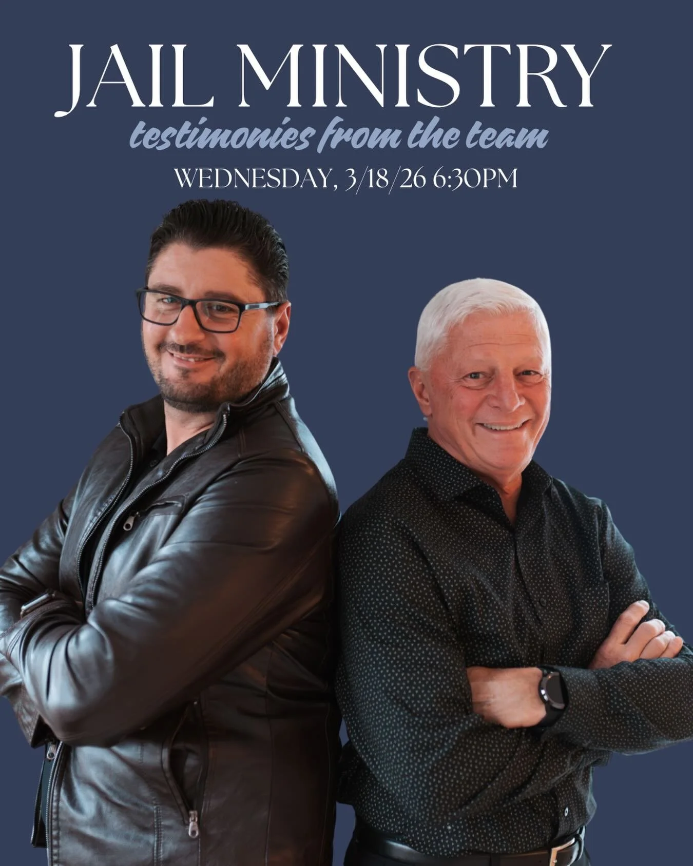 Join us tonight for a special service with @uwcjailministry , @contino.frank and the jail ministry team! See you at 6:30pm. Coffee, fellowship, worship, word &amp; family time! It&rsquo;s going to be a good time! See you soon.