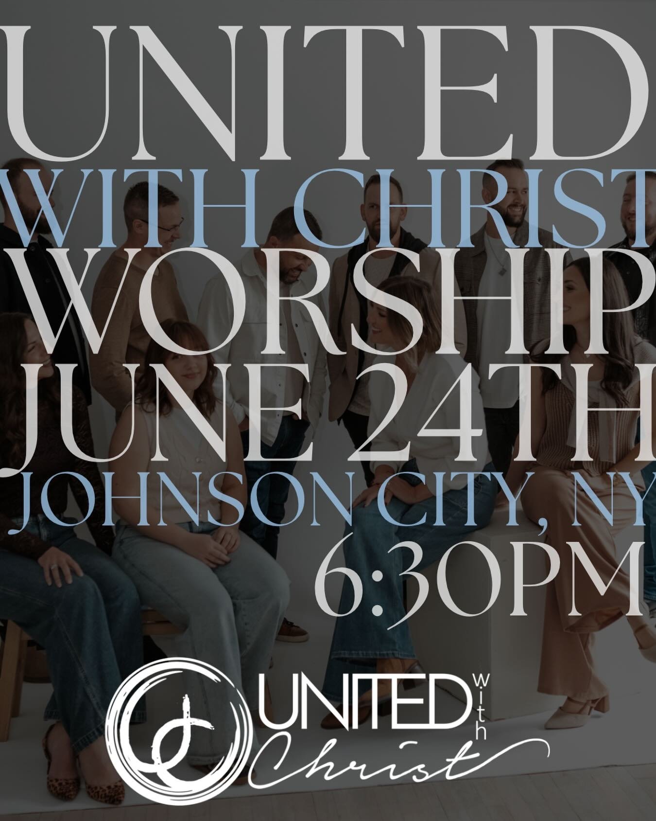 WORSHIP NIGHT 🎶🤍✨ Join us on June 24th, 2026 at 6:30pm with @unitedwithchristworship at UWCJC!

📍 1025 Robinson Hill Rd, Johnson City, NY

Come gather with us for a powerful night of worship, praise, and encountering the Love of God, face-to-face.