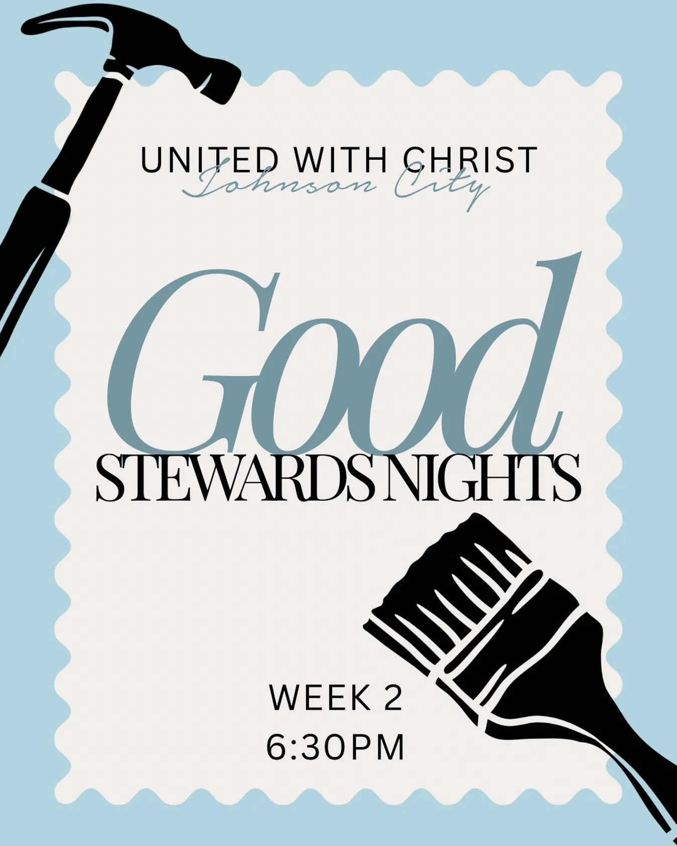 Night 2 of Good Stewards Nights! &nbsp;Don&rsquo;t miss out on the fun &amp; fellowship🛠️💪🖌️🙏Dress down in comfy, get stuff done&nbsp;work clothes! See you TONIGHT @ 6:30pm. Come early, stay late or drop in whenever works for you! We would love t