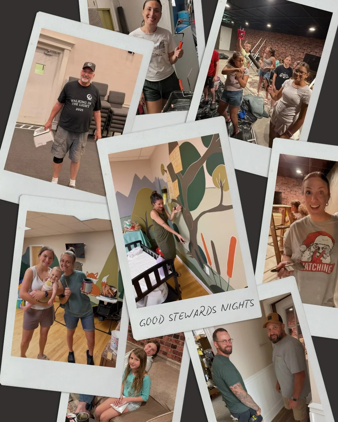 Our last Good Stewards Night is TONIGHT! See you 6:30pm, but feel free to come early, stay late, or join in whenever works for you. There are lots of fun projects &amp; even better fellowship! See you in a little bit!! 🧼😄🧹🎨🛠️💪