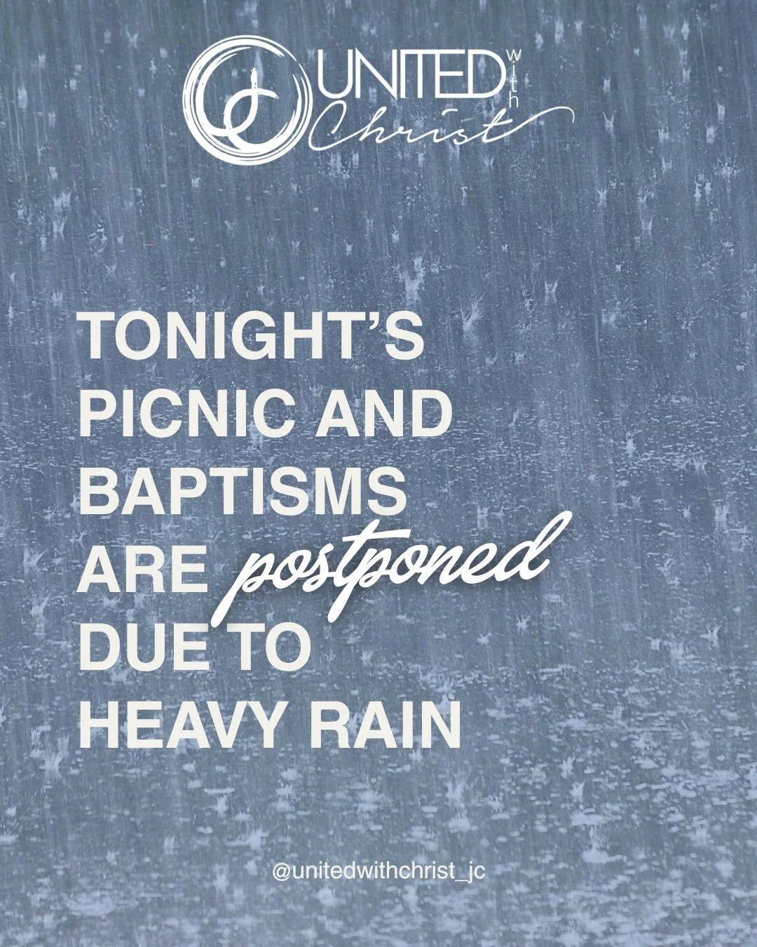 No service tonight. Due to heavy rainfall expected for tonight we will be postponing our picnic and baptism to next week, August 5th, 2026 at Port Dickinson Park from 5pm-sunset. 

We look forward to seeing you this Sunday for service at 10am &amp; n