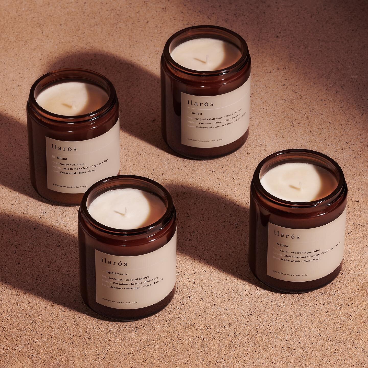 Four of our best selling candles for a life well-lived. #findyourlight ✨