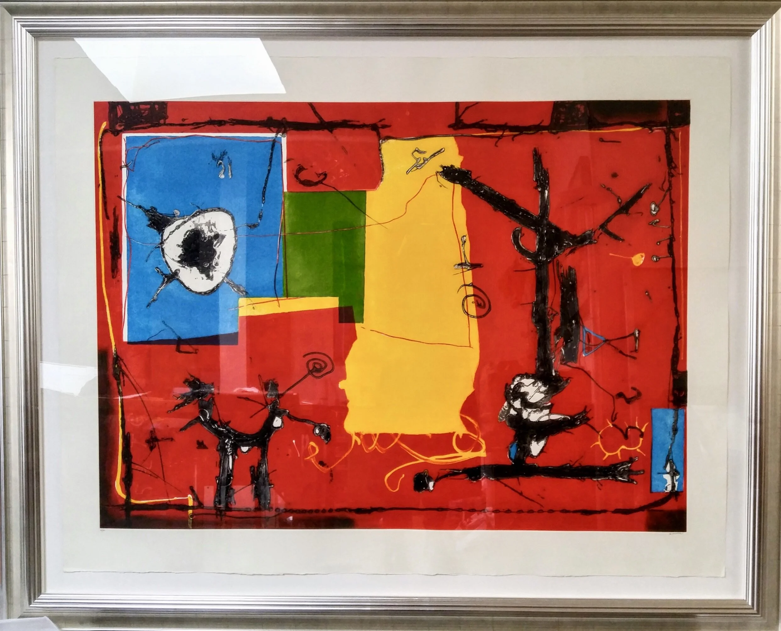 Viva La Poesía (Long Live Poetry) 
Guachabato Editions Guadalajara 
Etching 20/50 (unframed) 
48 x 60" (121.9 x 152.4 cm)