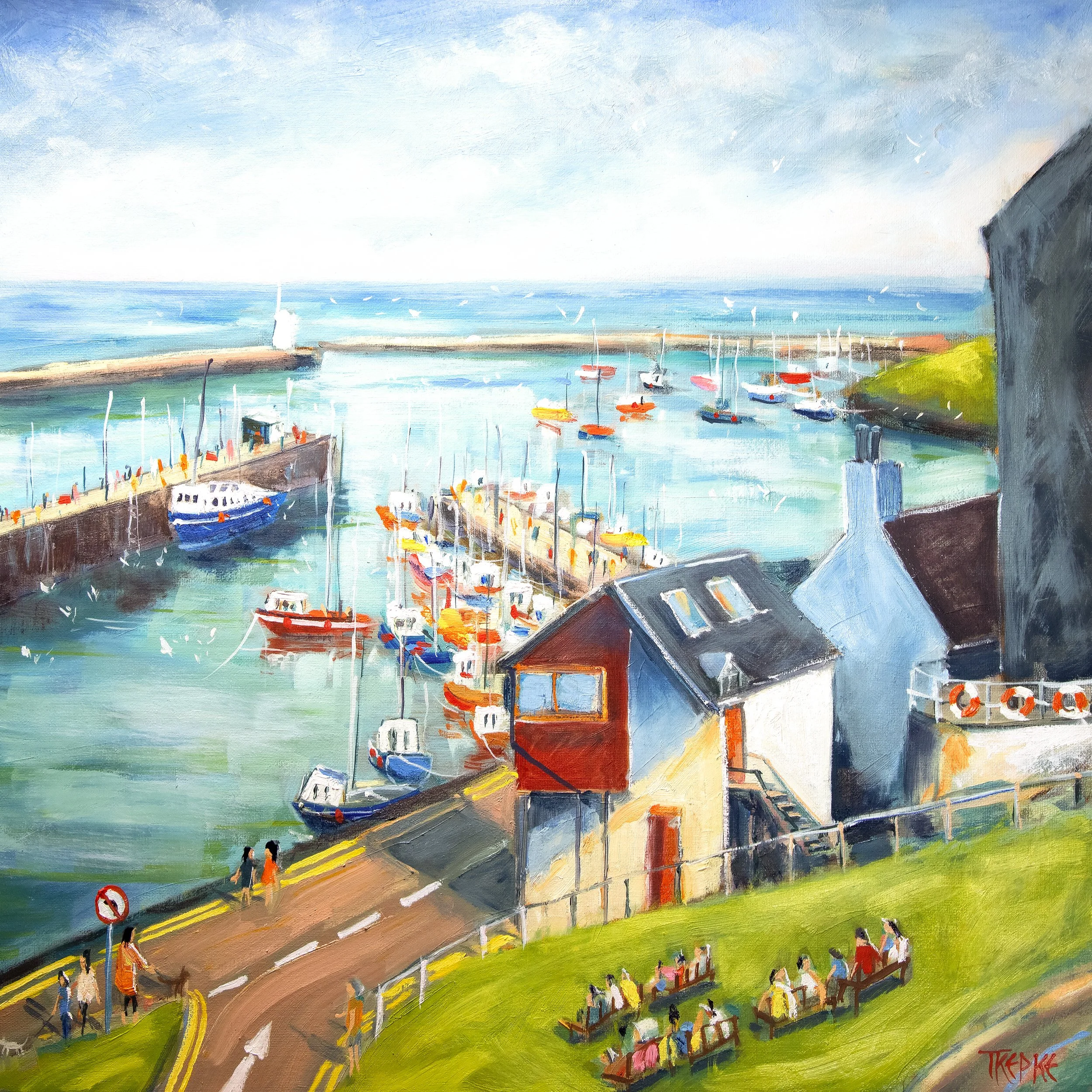 what a view seahouses coaster.jpg