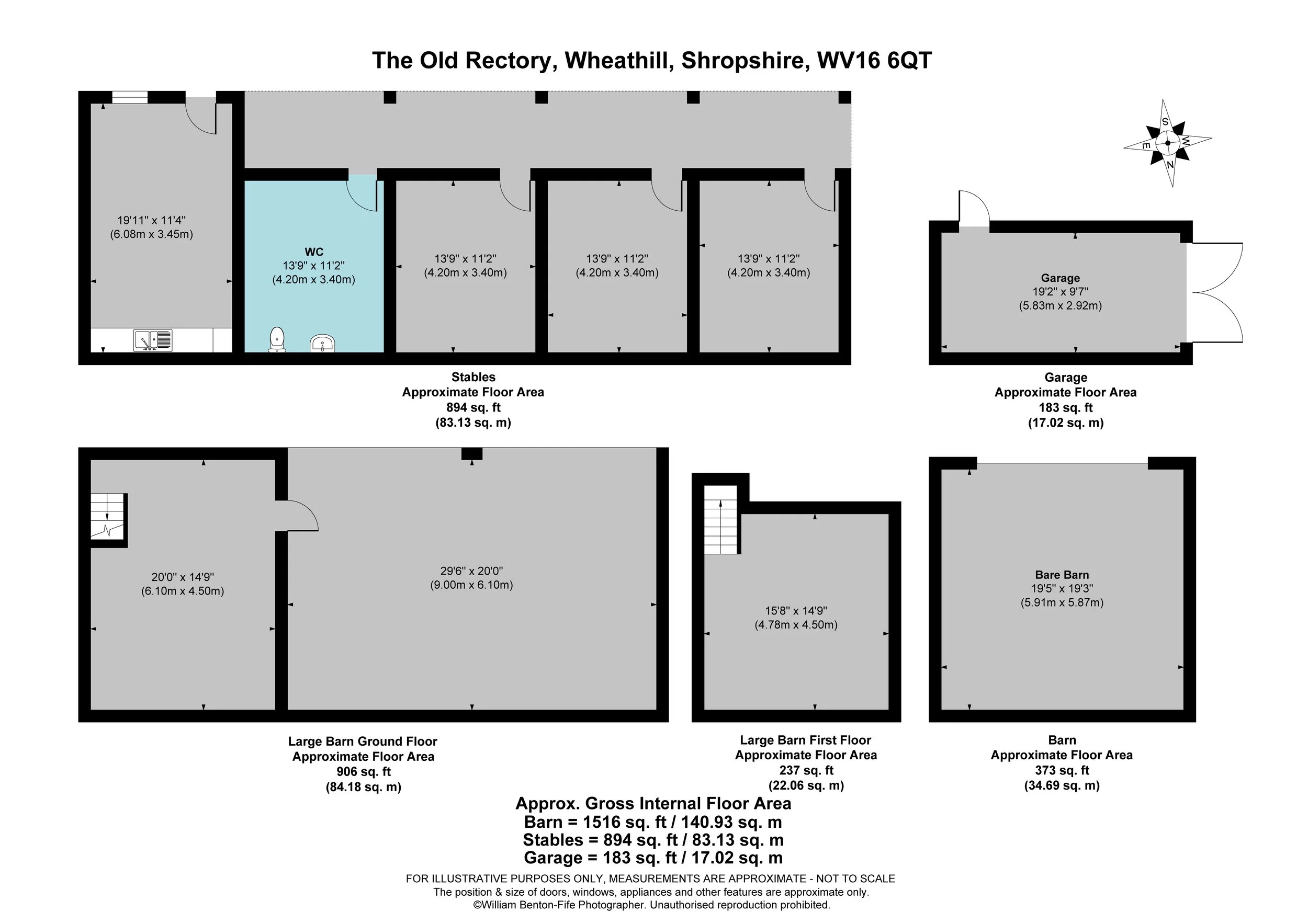 The Old Rectory, Wheathill, Bridgnorth, Shropshire, WV16 6QT Mark