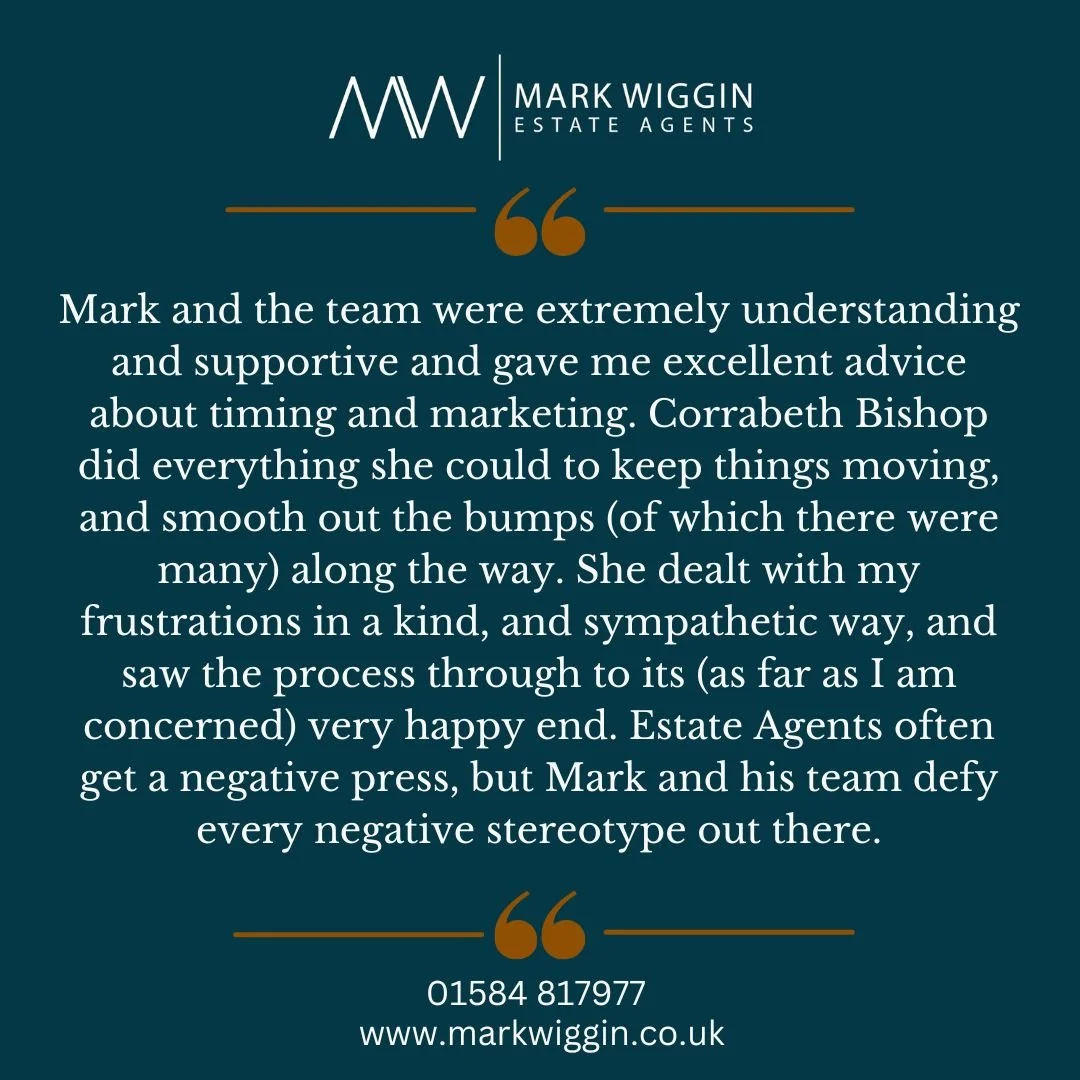 ⭐⭐⭐⭐⭐

'Mark and the team were extremely understanding and supportive and gave me excellent advice about timing and marketing. Corrabeth Bishop did everything she could to keep things moving, and smooth out the bumps (of which there were many) along 