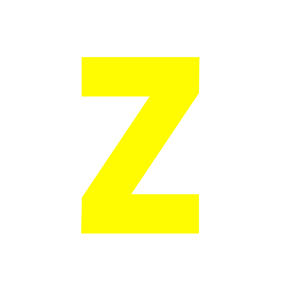 Yellow Z Transparent Background.png