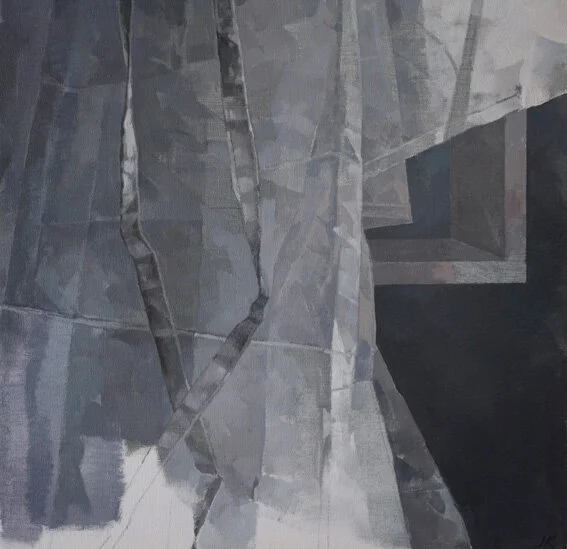 cotton organdie  40cm x 40cm  2014