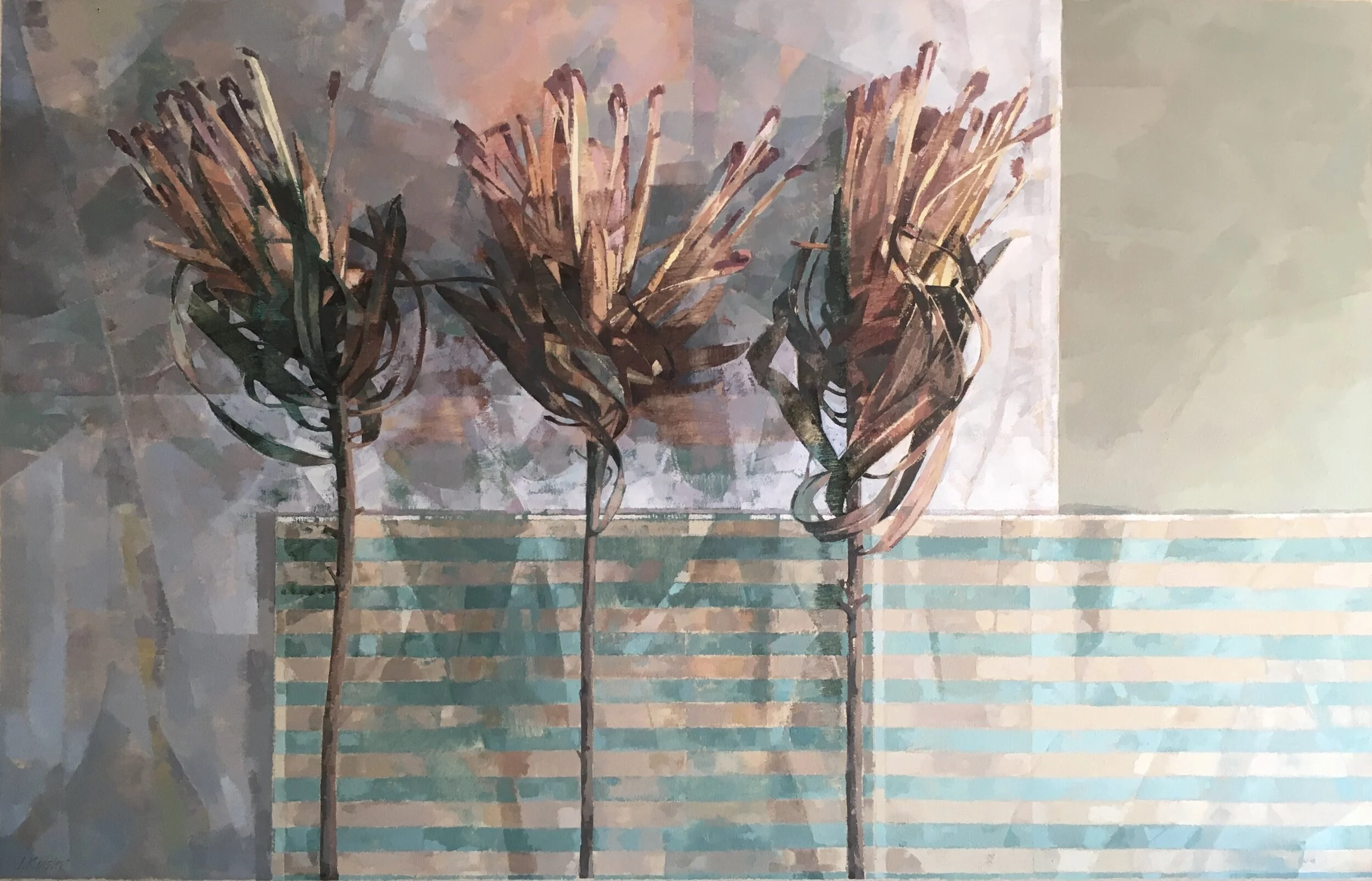 two weeks later  90cm x 140cm  2016