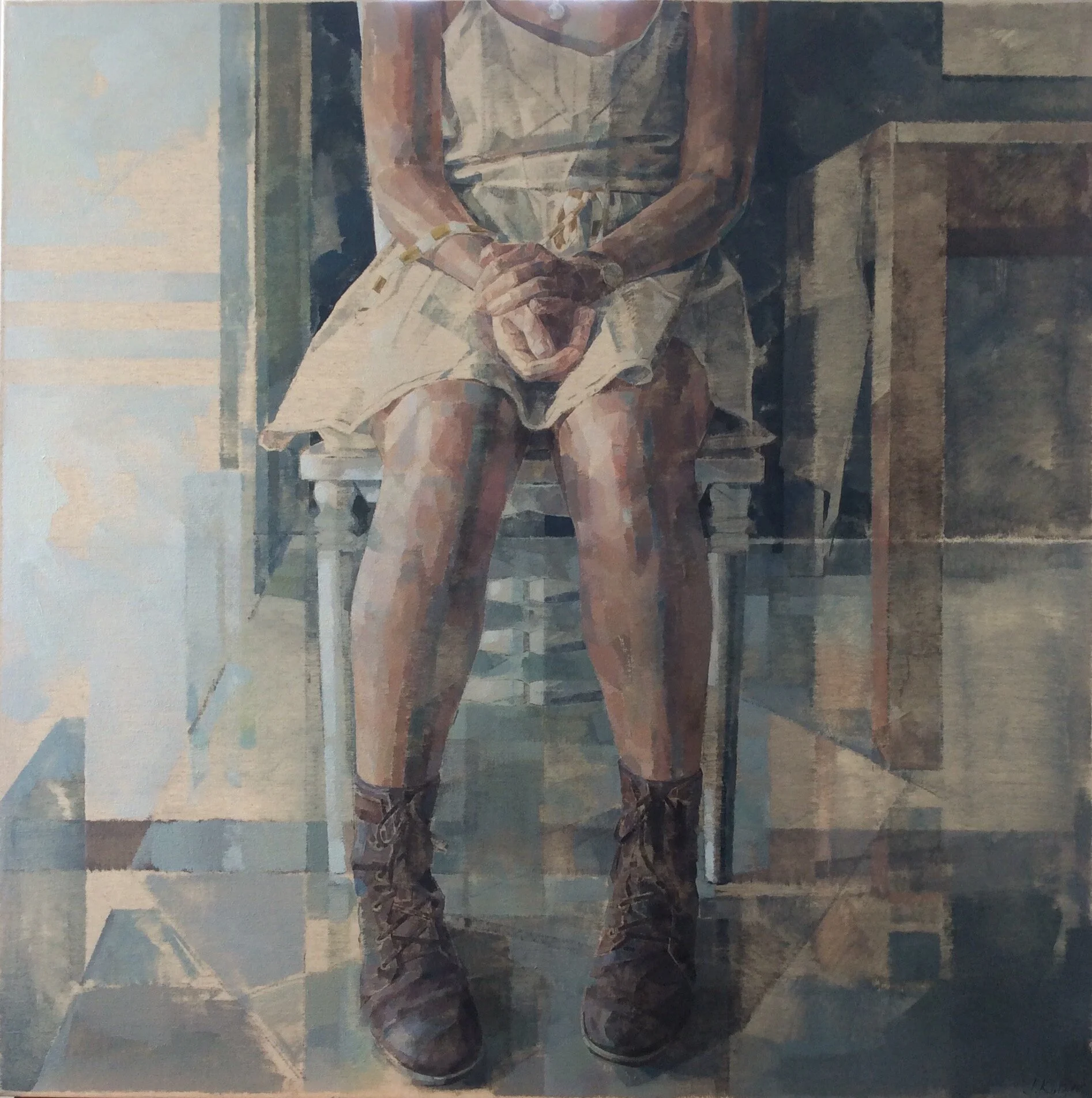 i am not staying  100cm x 100cm  2016