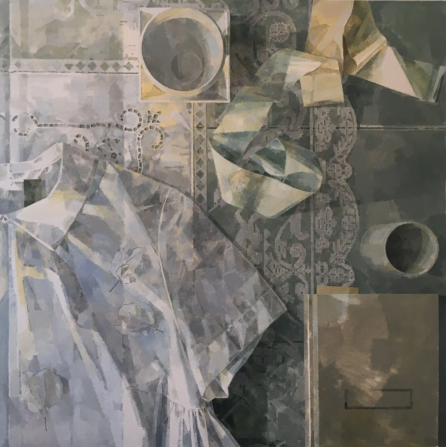 white  80cm x 80cm  2018