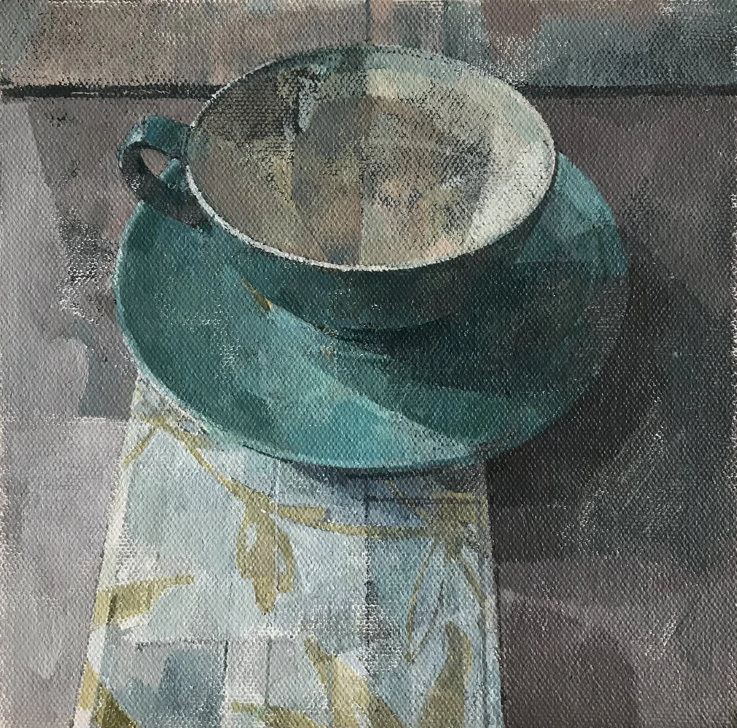 gouda cup and saucer  20cm x 20cm  2021