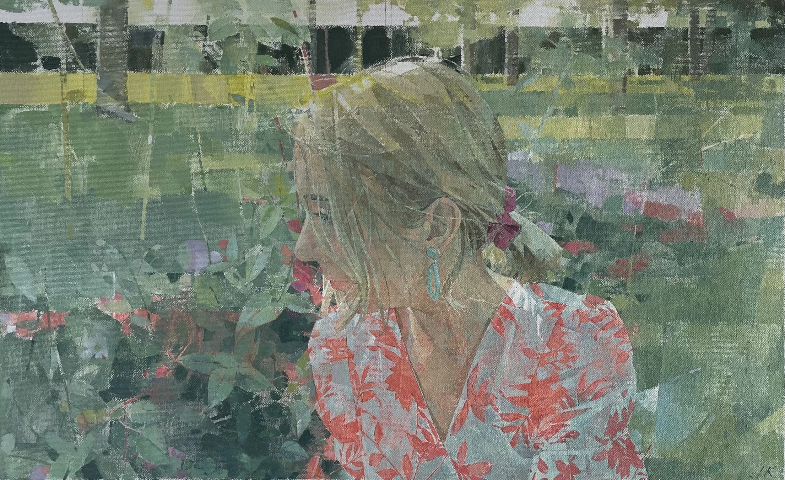 in a normandy garden