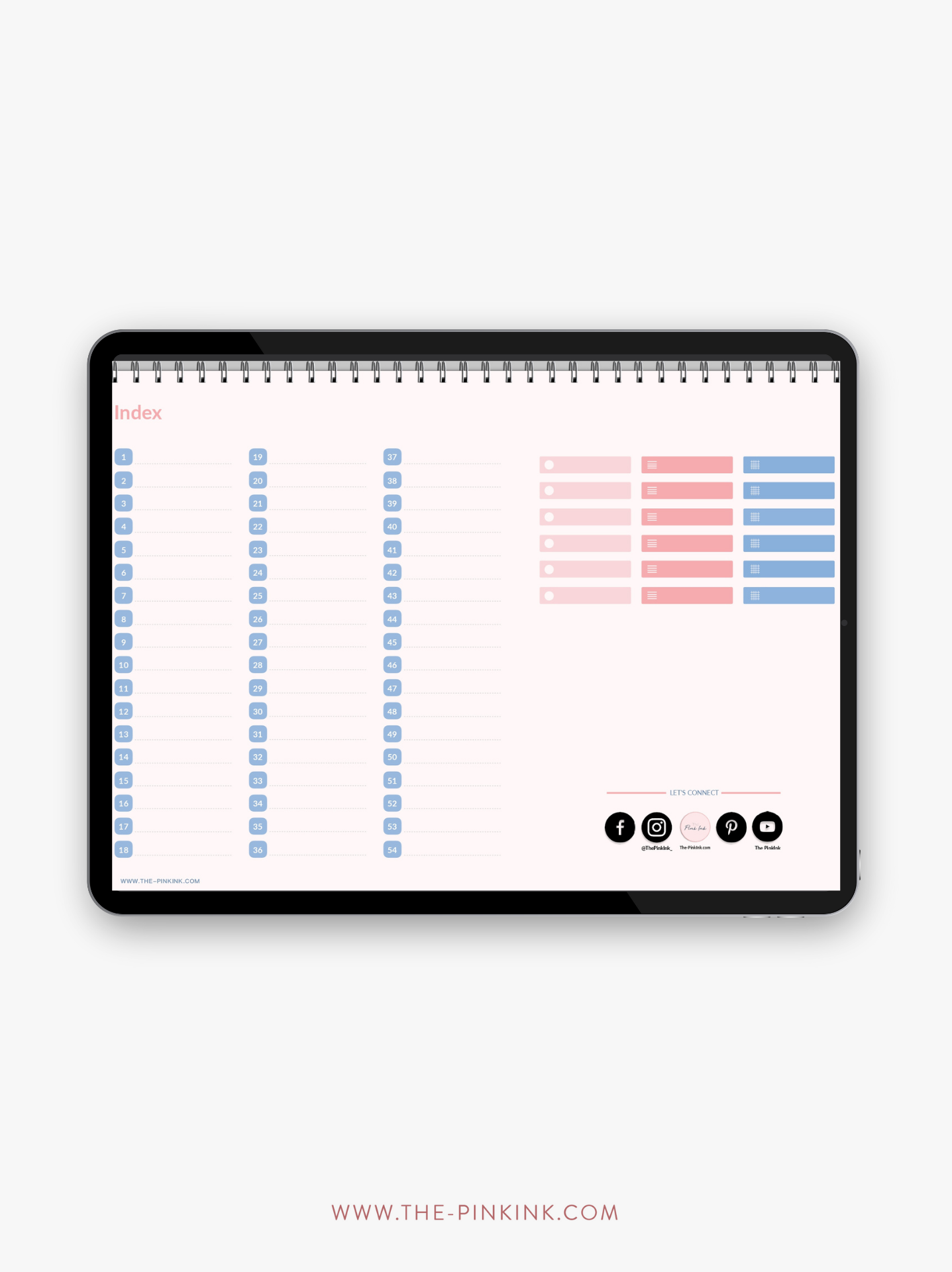 Rainbow Planner Notepad — The Pink Ink Shop