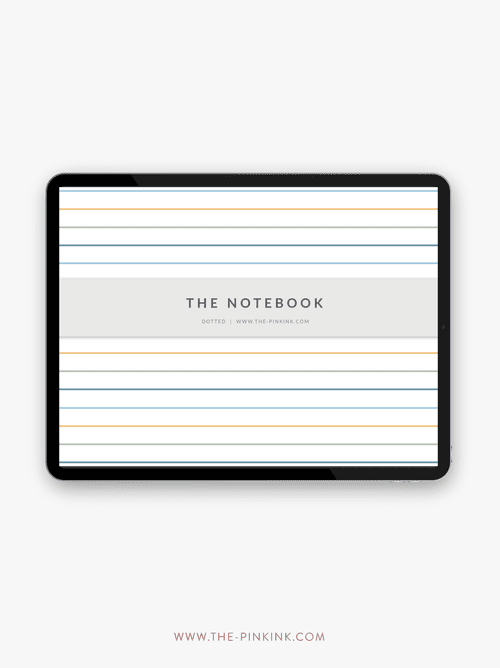 Digital Paper Notebook Note-Taking — The Pink Ink Shop