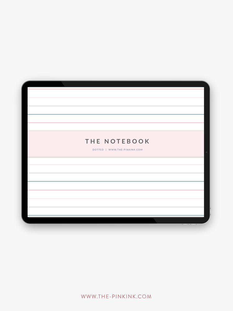Digital Paper Notebook Note-Taking — The Pink Ink Shop