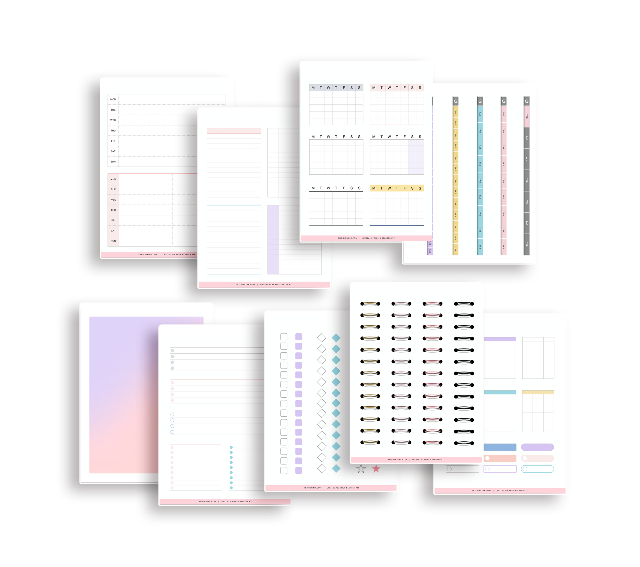 How To Make A Digital Planner In 3 Easy Steps The Pink Ink Shop