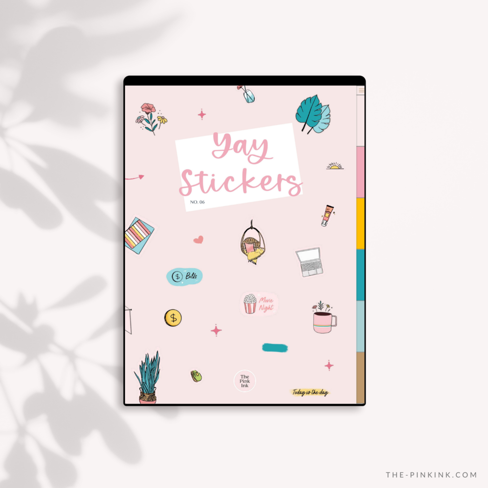 The Vision Board Collection by Luxbook, Goodnotes Stickers, Pink Planner  Stickers, Digital Planner Stickers 