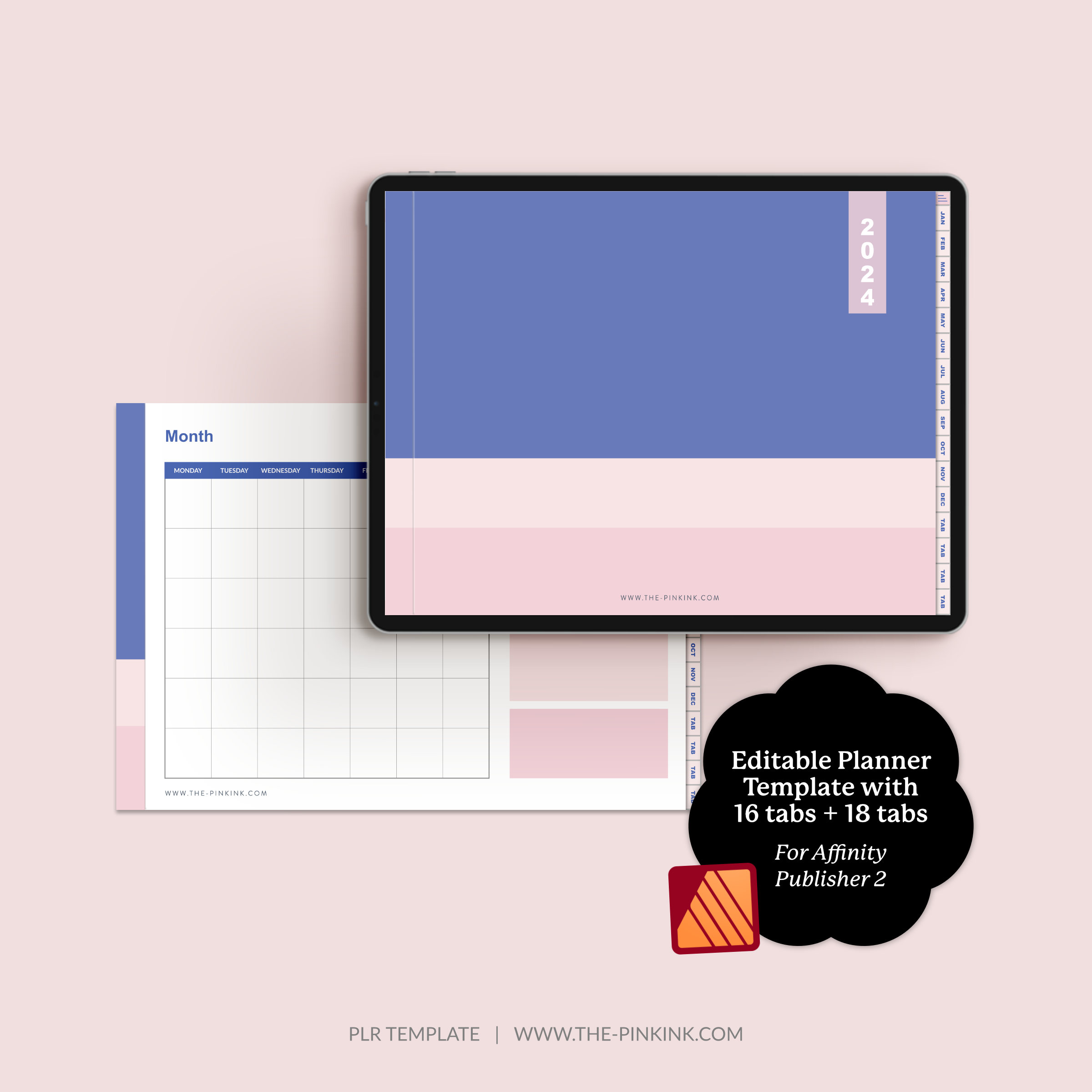 SleekNote - PLR Digital Notebook — The Pink Ink Shop
