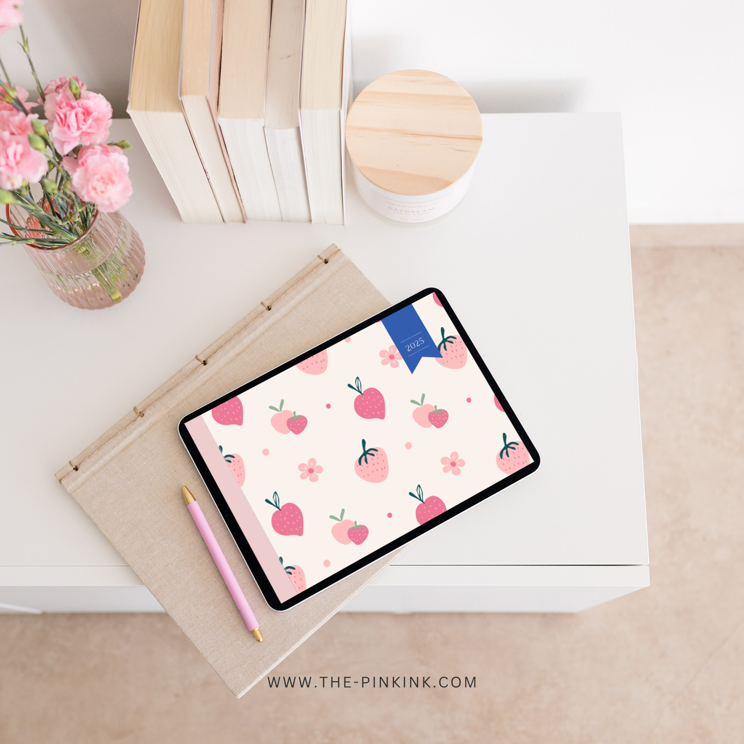 Strawberry & Croquette PLR Template Canva — The Pink Ink Shop