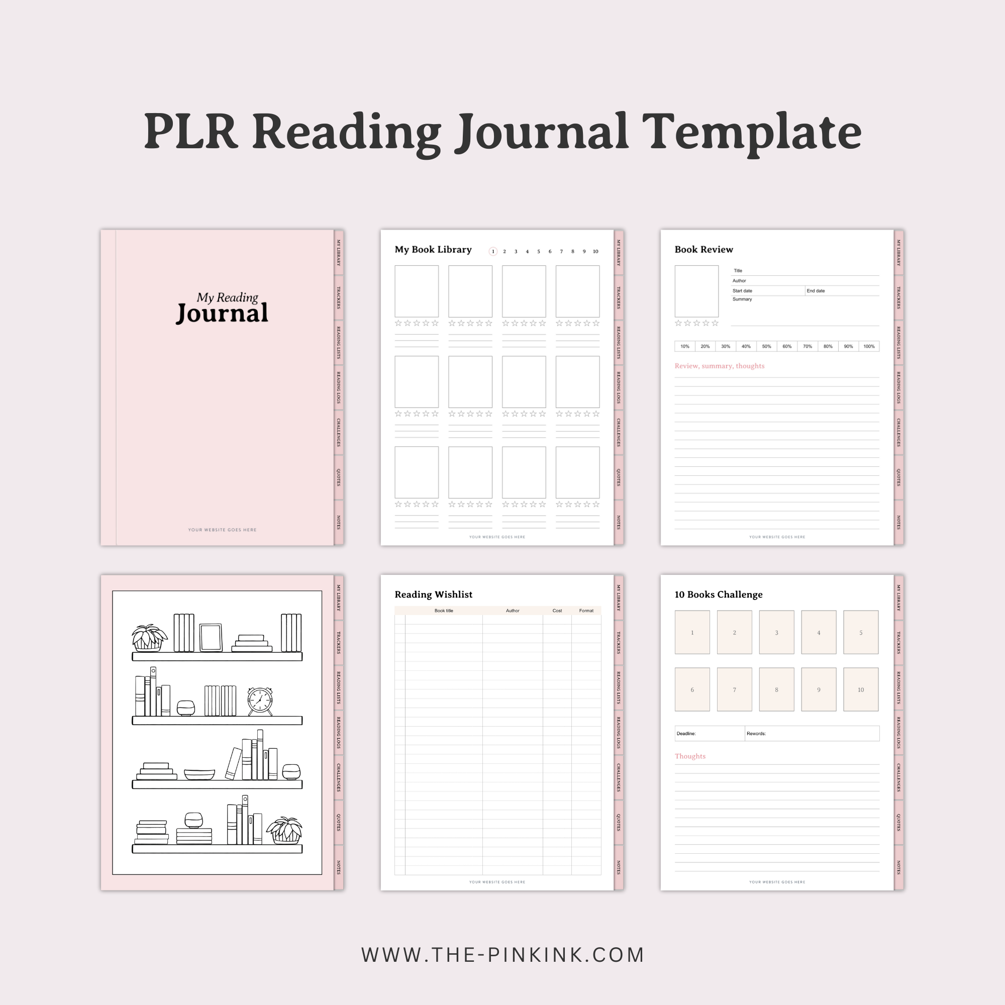 Bliss - PLR Digital Planner Template — The Pink Ink Shop