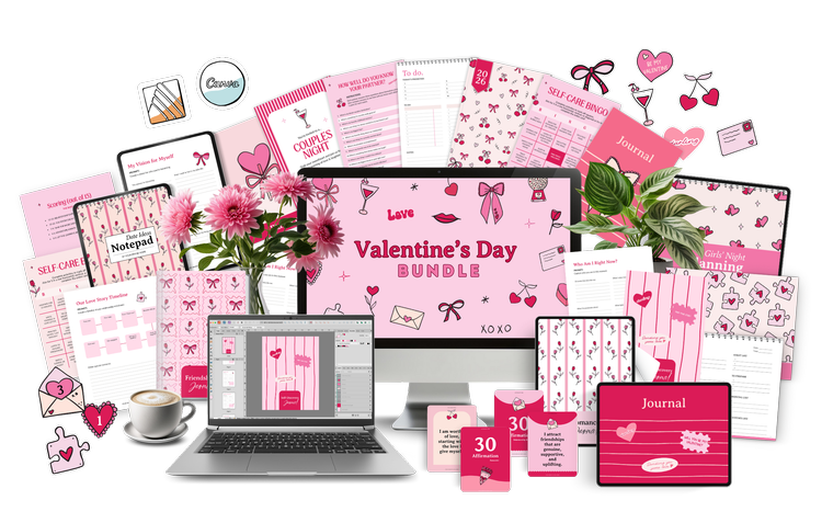 PLR Digital Products and Planners for Canva | The Pink Ink Shop