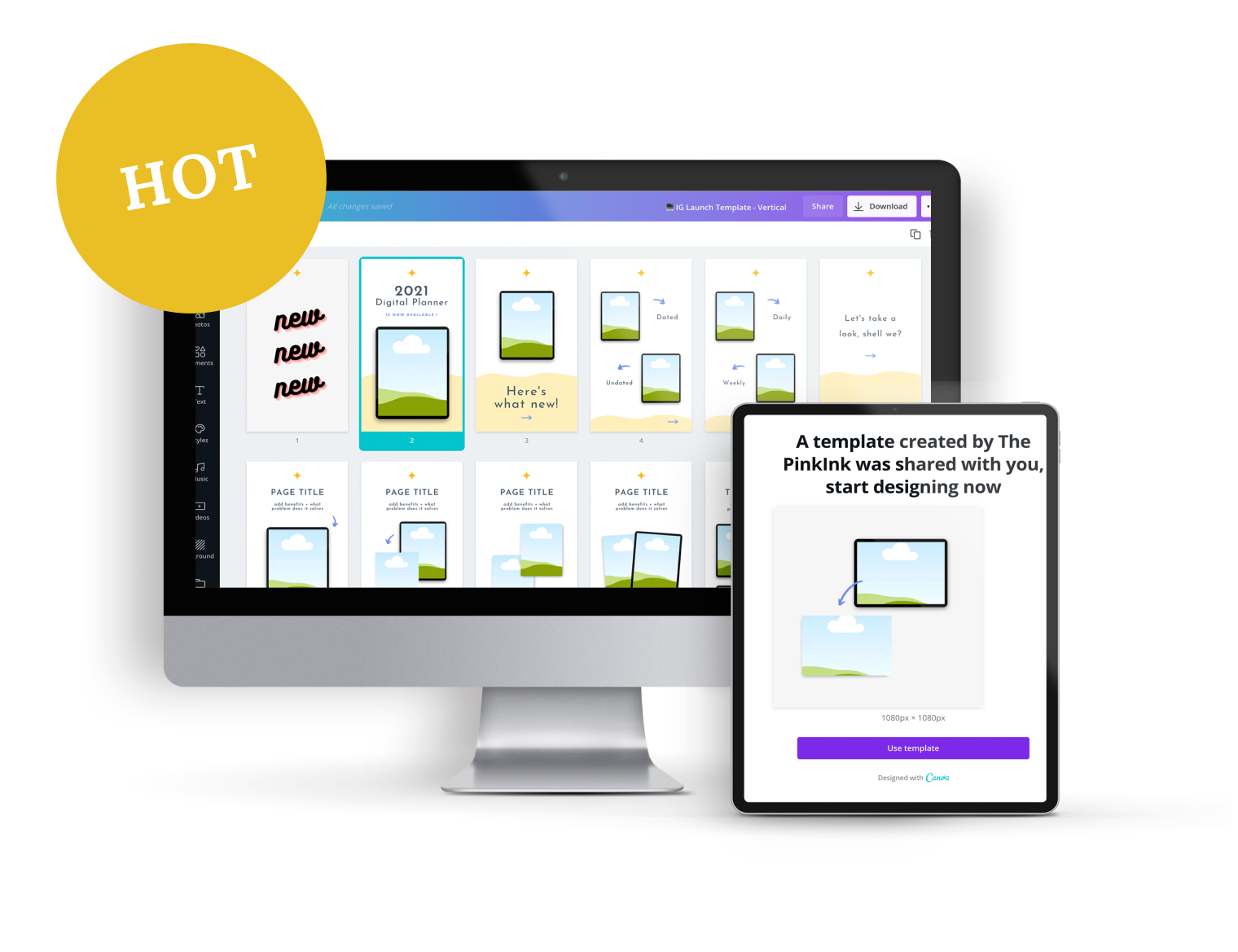 Shop Digital Planners, Journals, Stickers & More The Pink Ink Shop