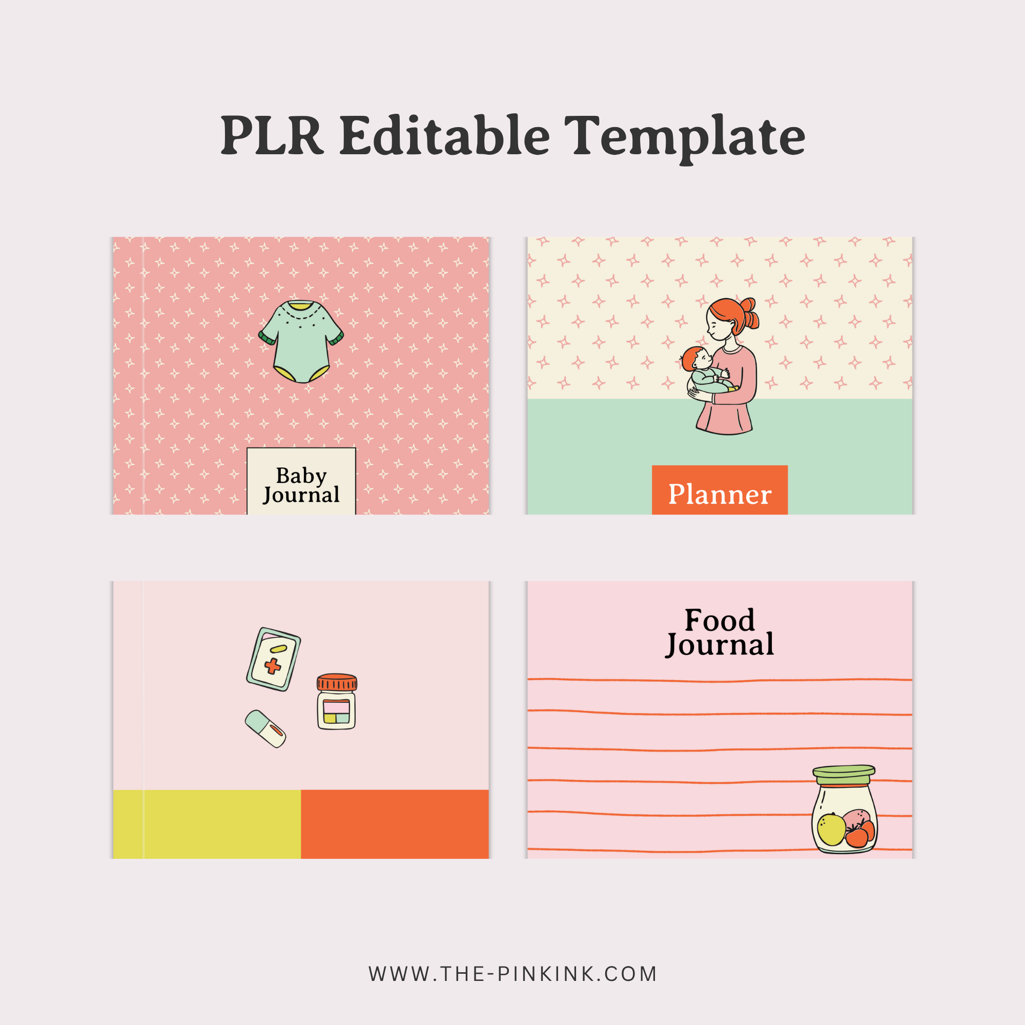 PLR Motherhood Covers for Canva — The Pink Ink Shop