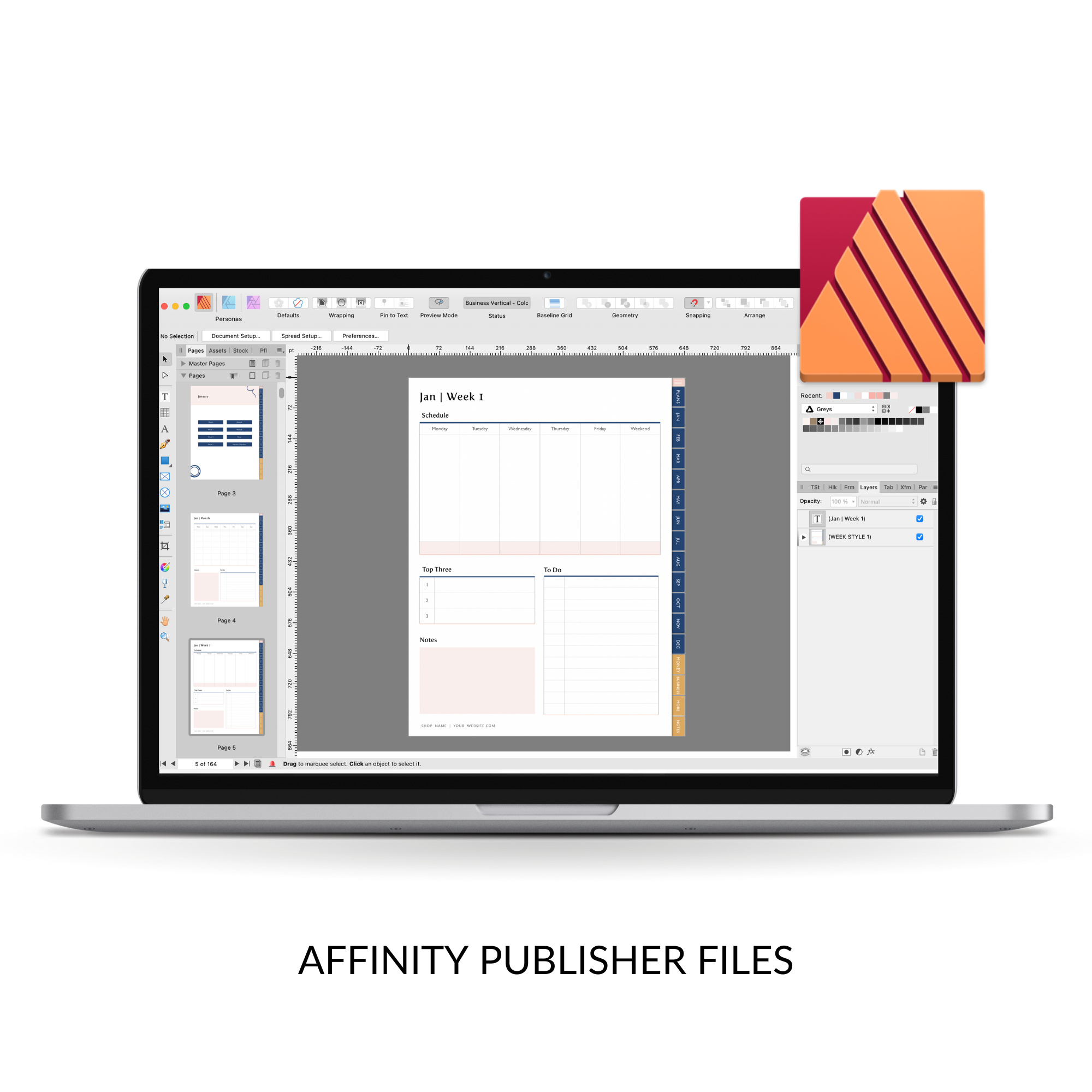 Digital Planner Kit for Online Businesses — The Pink Ink Shop