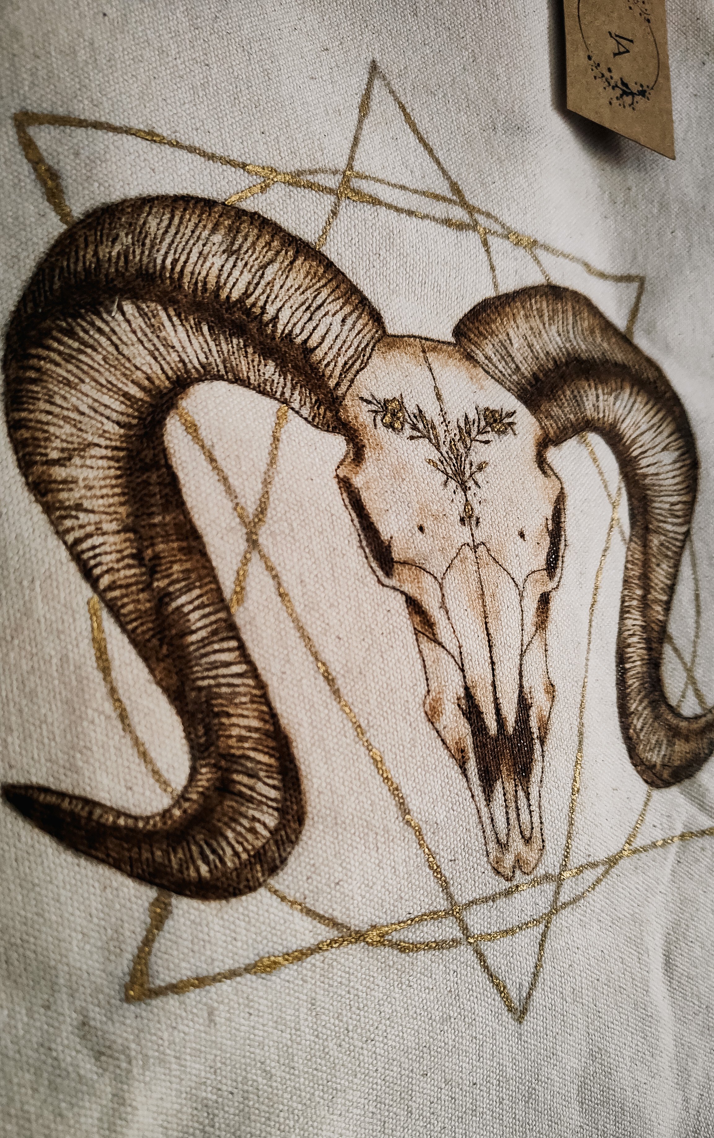 Ram skull tattoo for the lovely Beth around/covering some work we did ... |  TikTok