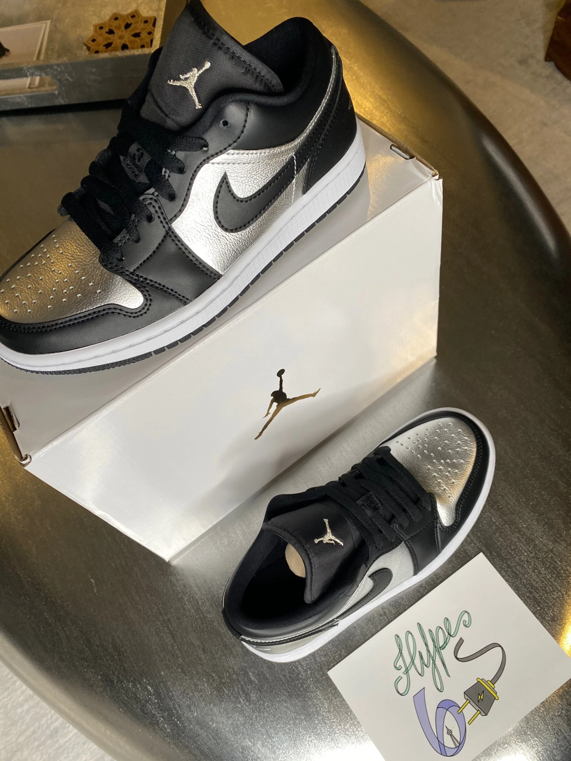 jordan silver toe low
