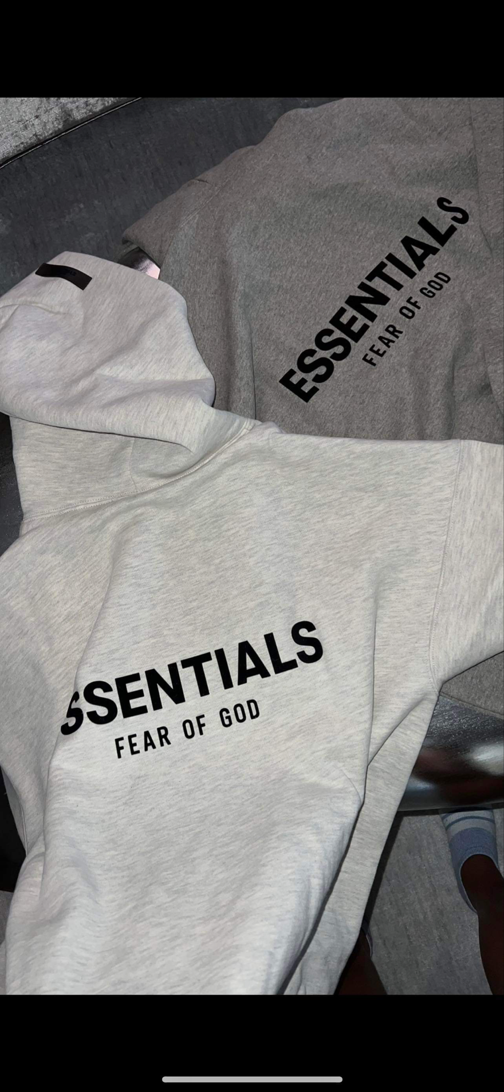 Fog essentials white clearance hoodie