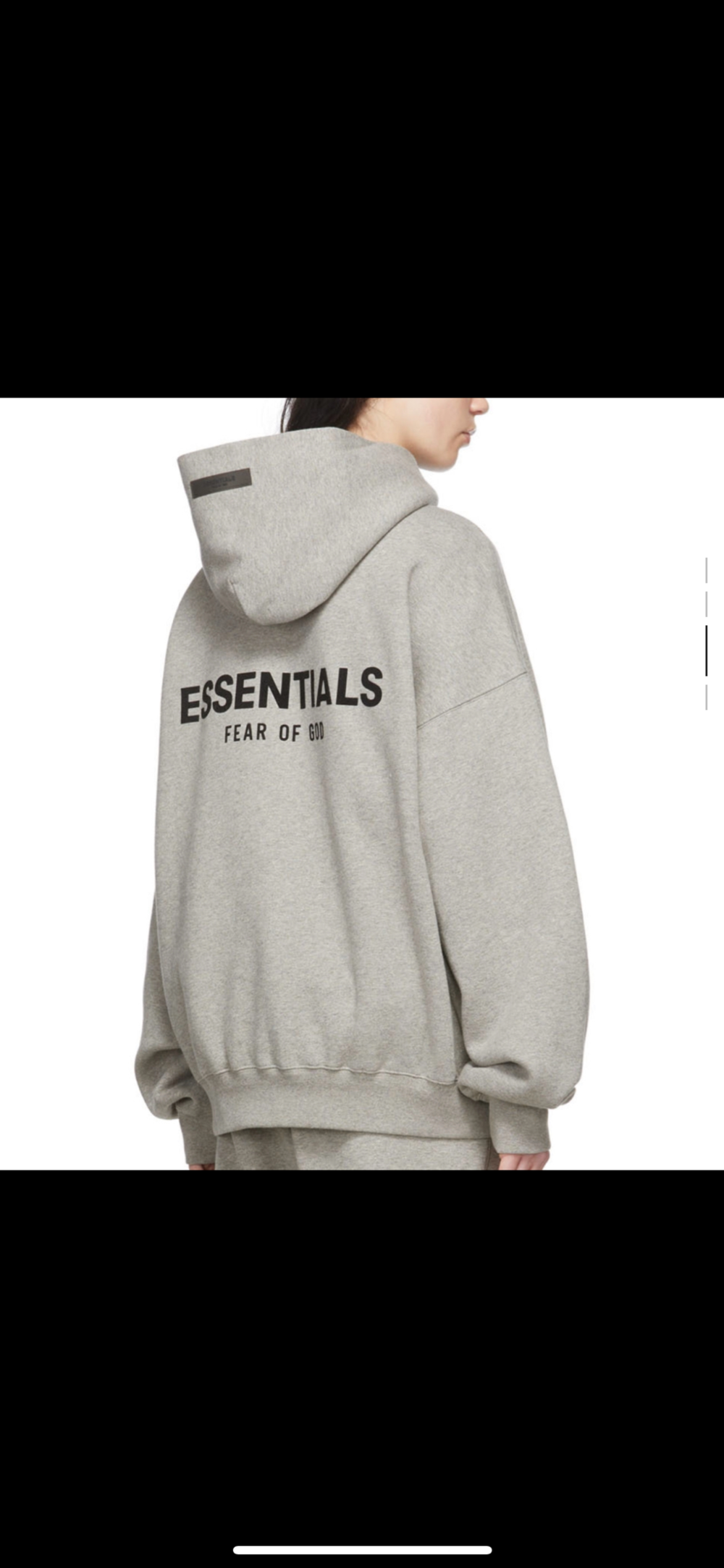 Grey Essentials Hoodie