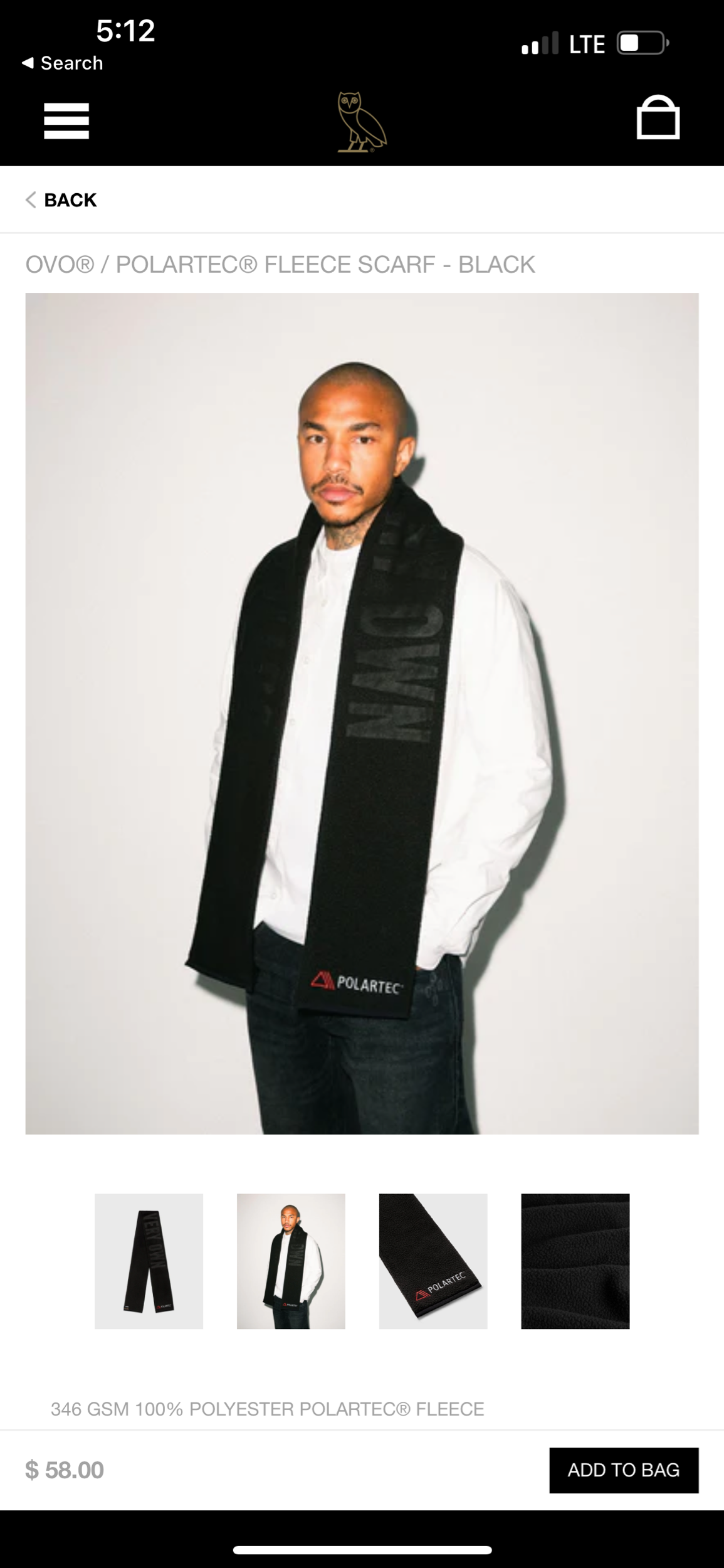 OVO X Polartech Scarf
OVO X Polartech Scarf black
scarf, polartech, ovo, black
Hype6ix