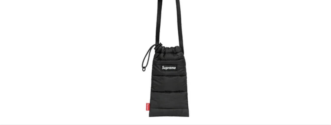 Supreme Puffer Black Neck Pouch<br/>Supreme Puffer Black Neck