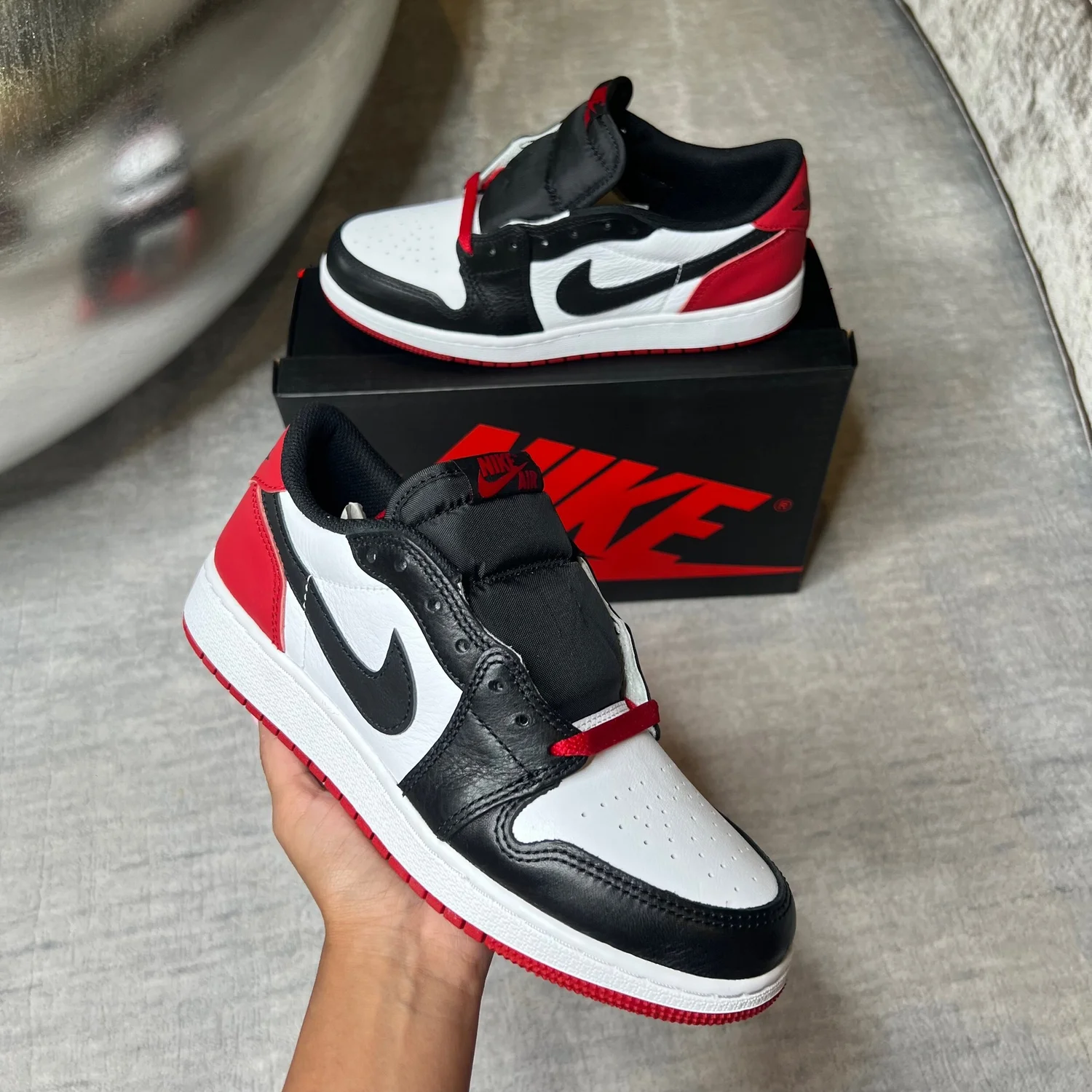 Jordan 1 Low Black Toe br Jordan 1 Low Black Toe br Hype6ix Hype6ix