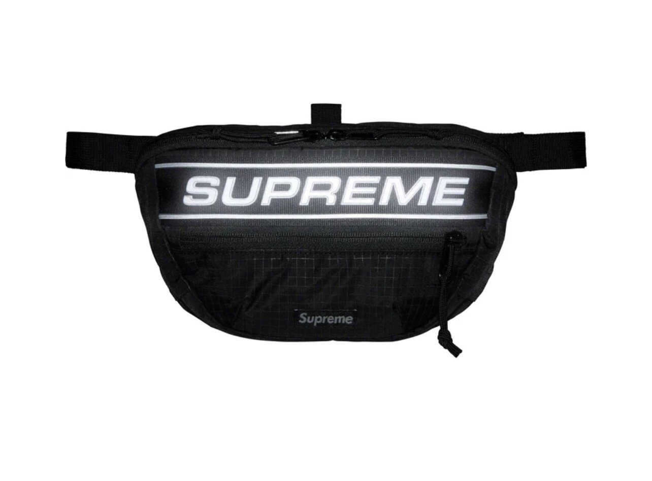 美】 Supreme Waist Bag BLACK-