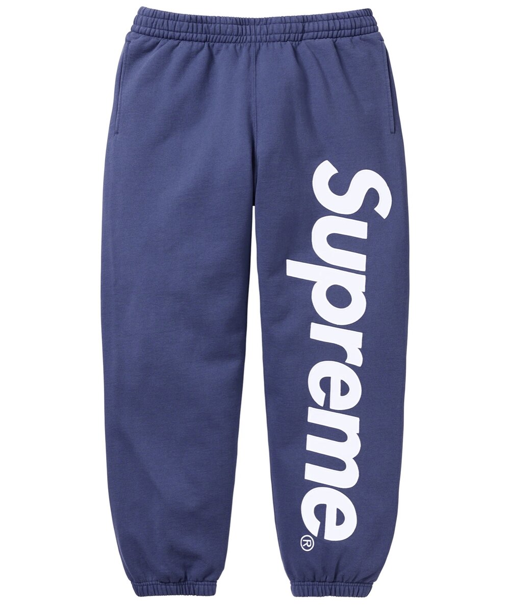 Supreme Satin Logo Sweatpants — Hype6ix