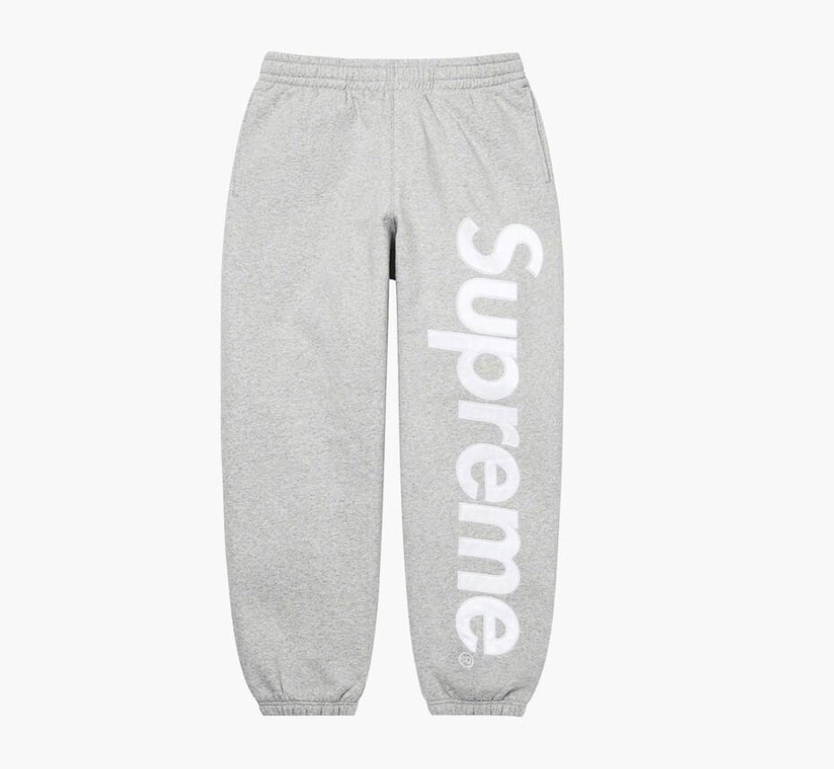 Supreme Satin Logo Sweatpants — Hype6ix