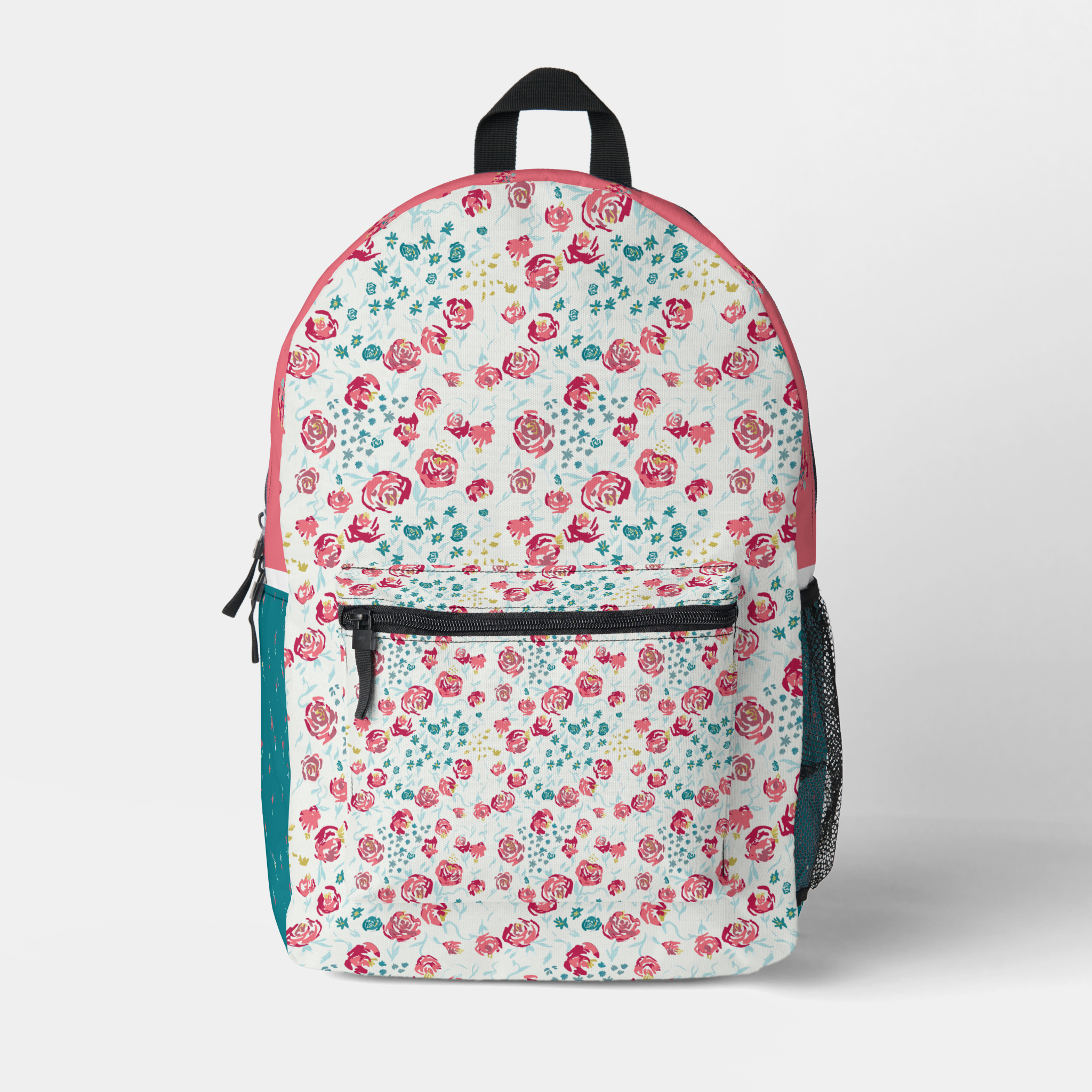 Zazzle Floral Heaven Print Cut Sew Backpack (Front).png
