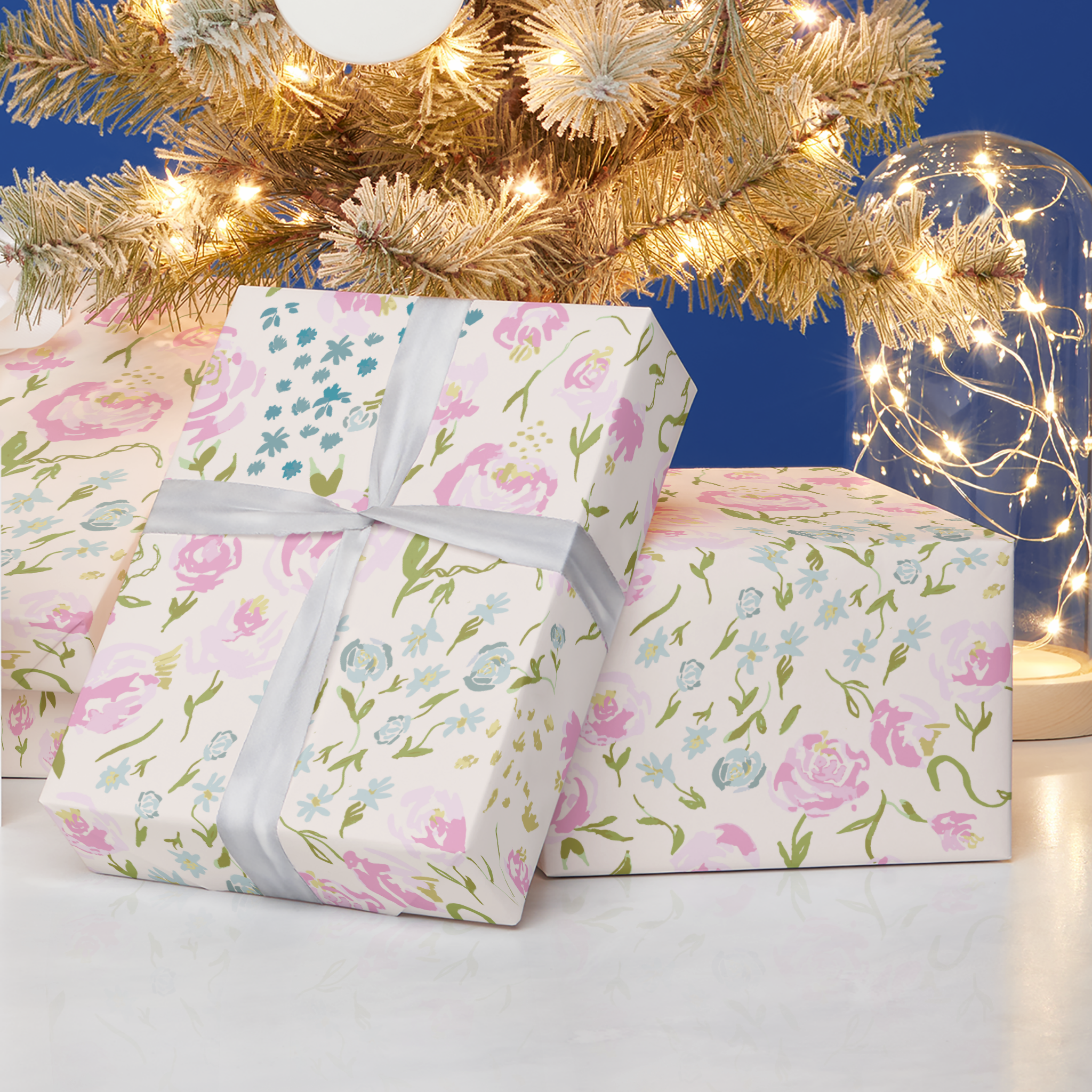 Zazzle Floral Heaven Wrapping Sheet Wrapping Paper (Holidays).png