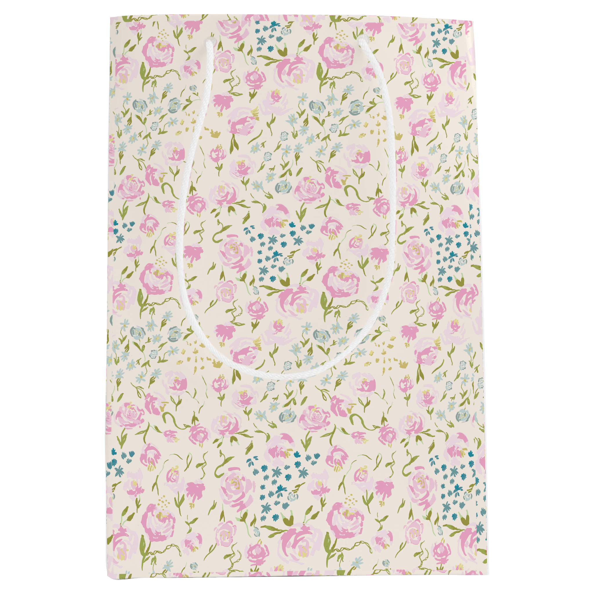 Zazzle Floral Heaven Wrapping Sheet Medium Gift Bag (Front).png