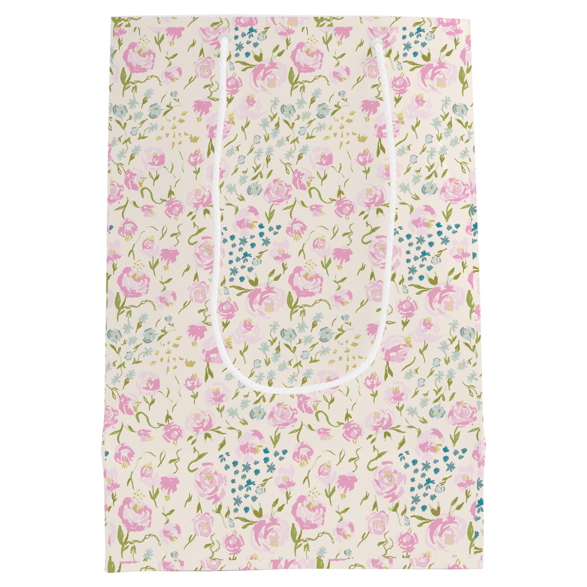 Zazzle Floral Heaven Wrapping Sheet Medium Gift Bag (Back).png
