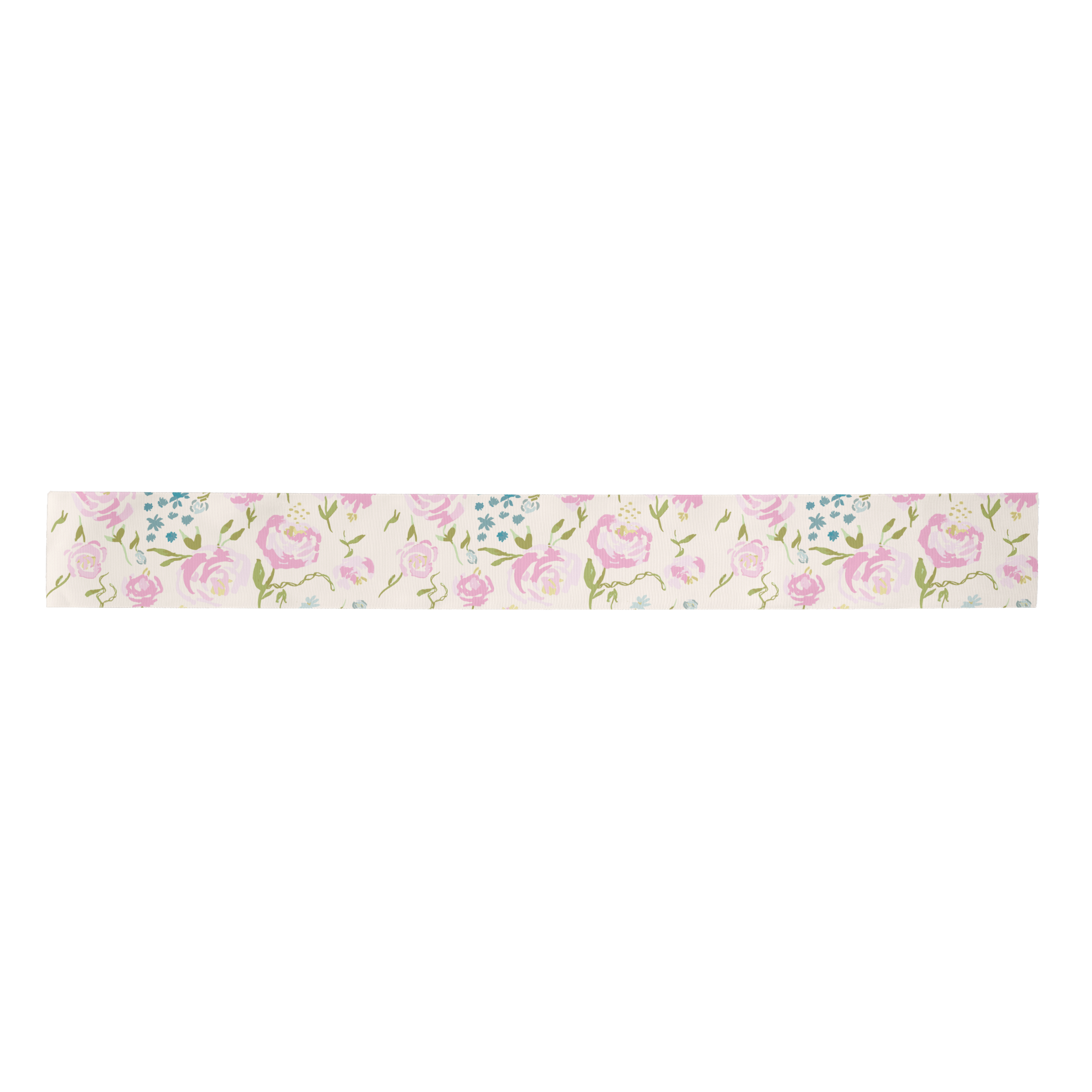 Zazzle Floral Heaven  Satin Ribbon (Front).png